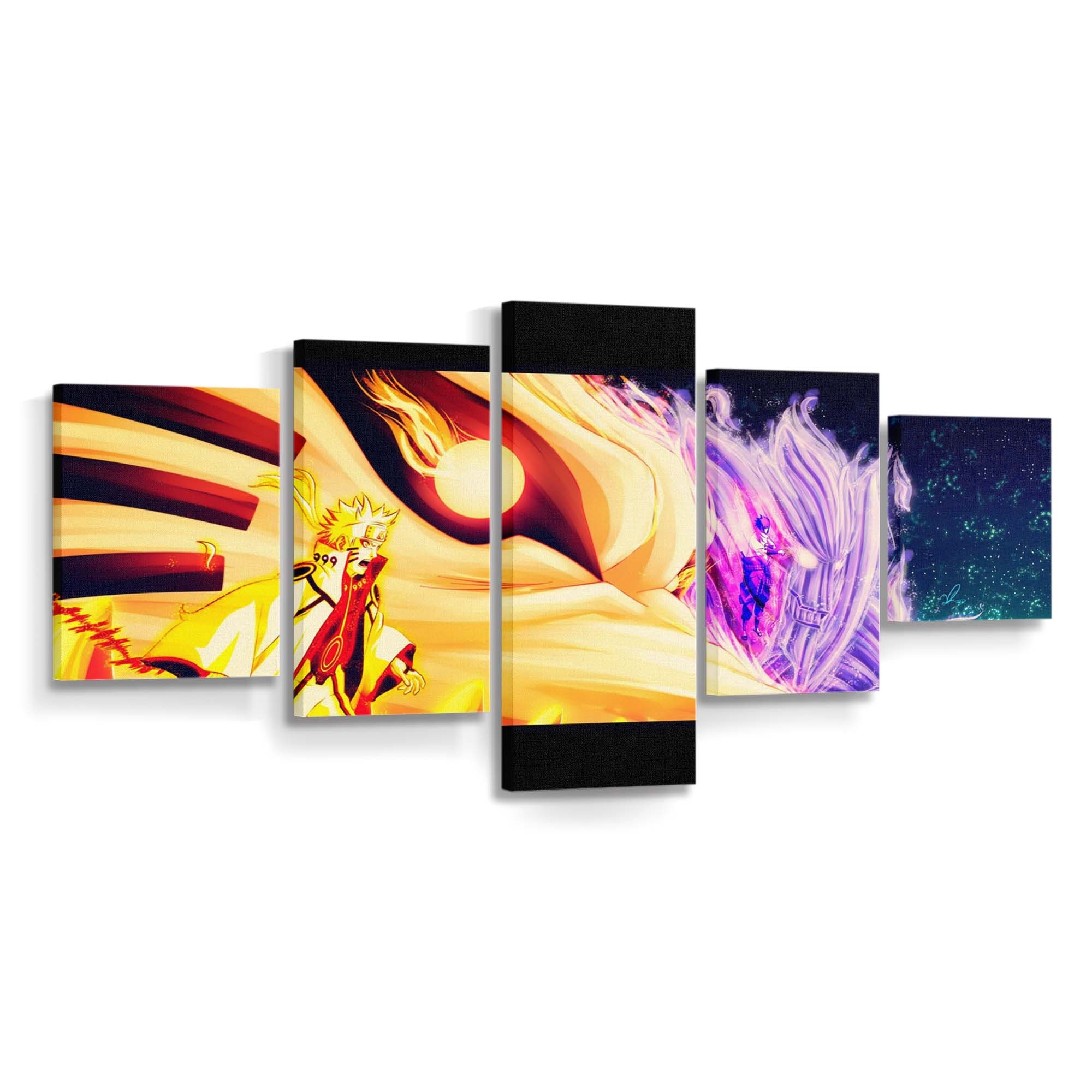 Anime Naruto Shippuuden Uzumaki Naruto Kyuubi Susanoo Character - Anime Wandbild - Leinwandbild illustrationanimenaruto shippuudenuzumaki narutokyuubisusanoo character