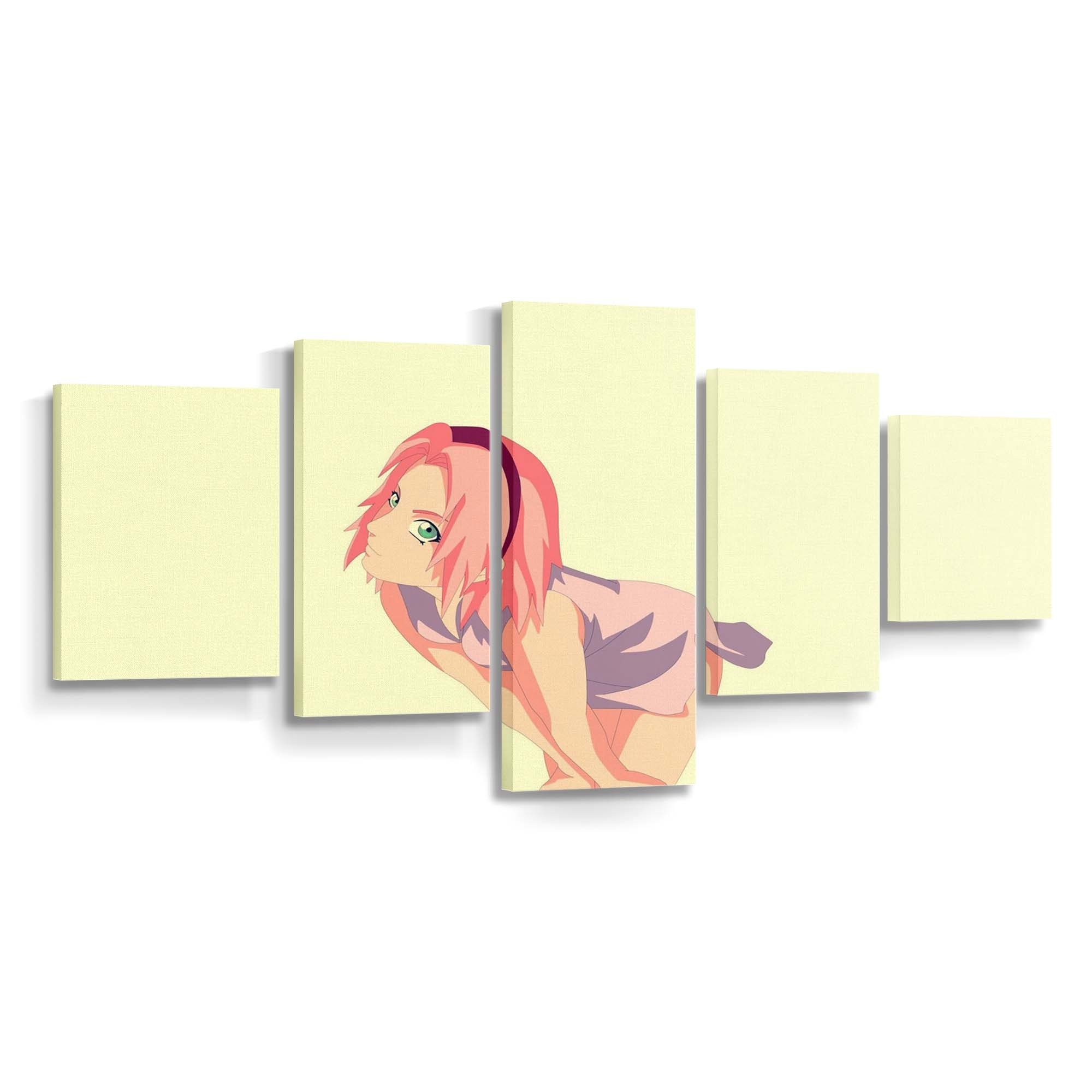 Simple Anime Girls Cartoon Horse - Anime Wandbild - Leinwandbild illustrationsimple backgroundanimeanime girlscartoonhorse