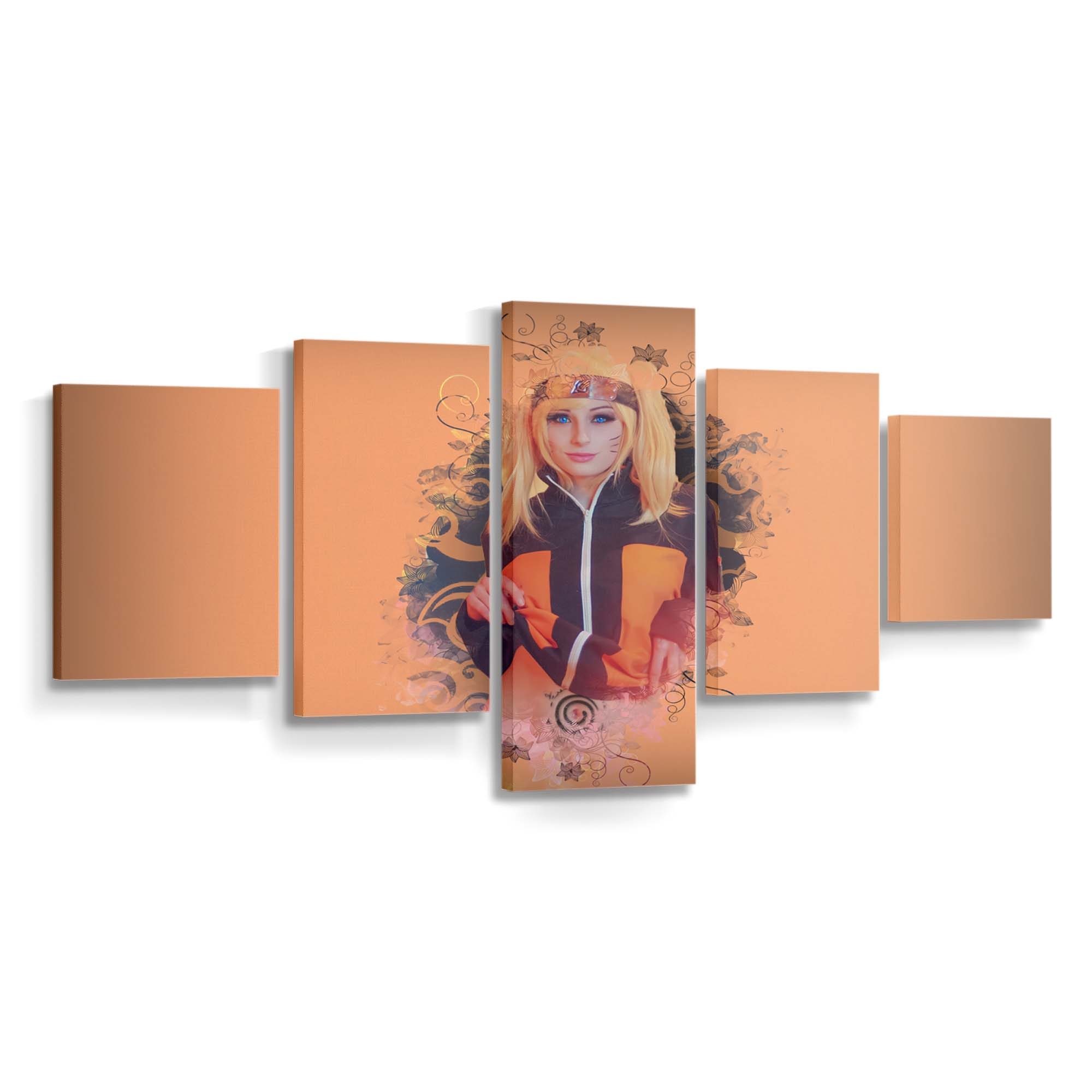 Naruto Anime Flowers Women Cosplay - Anime Wandbild - Leinwandbild naruto animeflowerswomencosplay