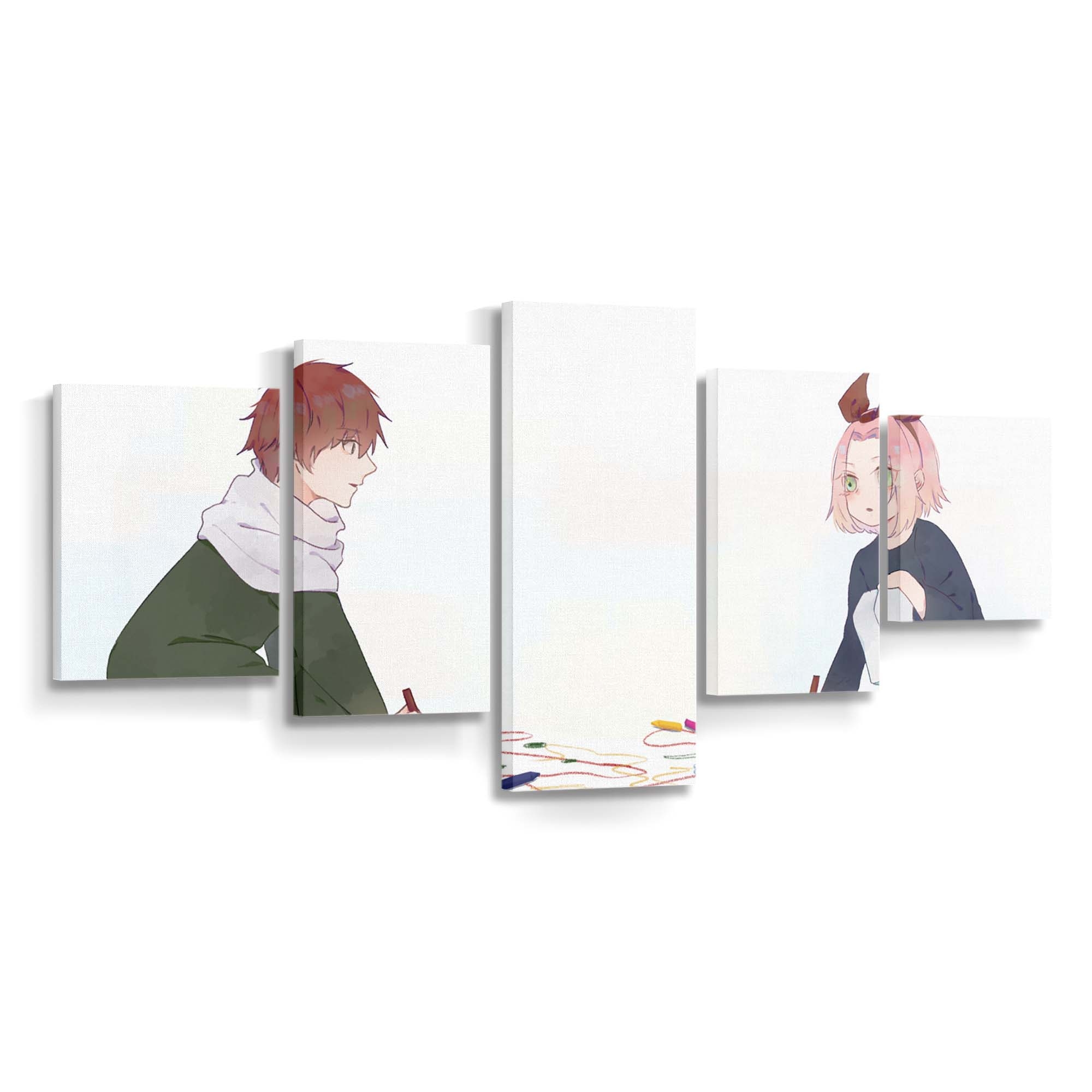 Naruto Anime Haruno Sakura Sasori - Anime Wandbild - Leinwandbild naruto animeharuno sakurasasori