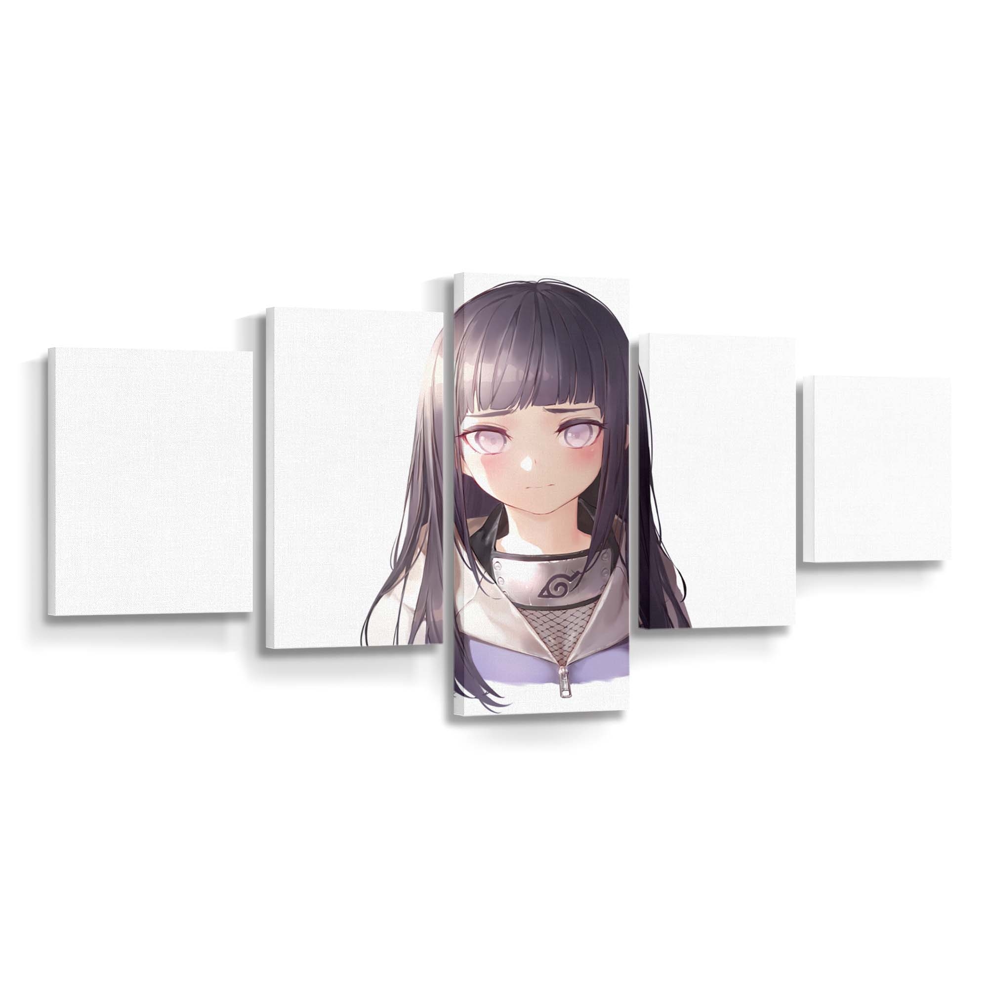 Naruto Anime Hyuuga Hinata Black Hair White Eyes - Anime Wandbild - Leinwandbild naruto animehyuuga hinatablack hairwhite eyes