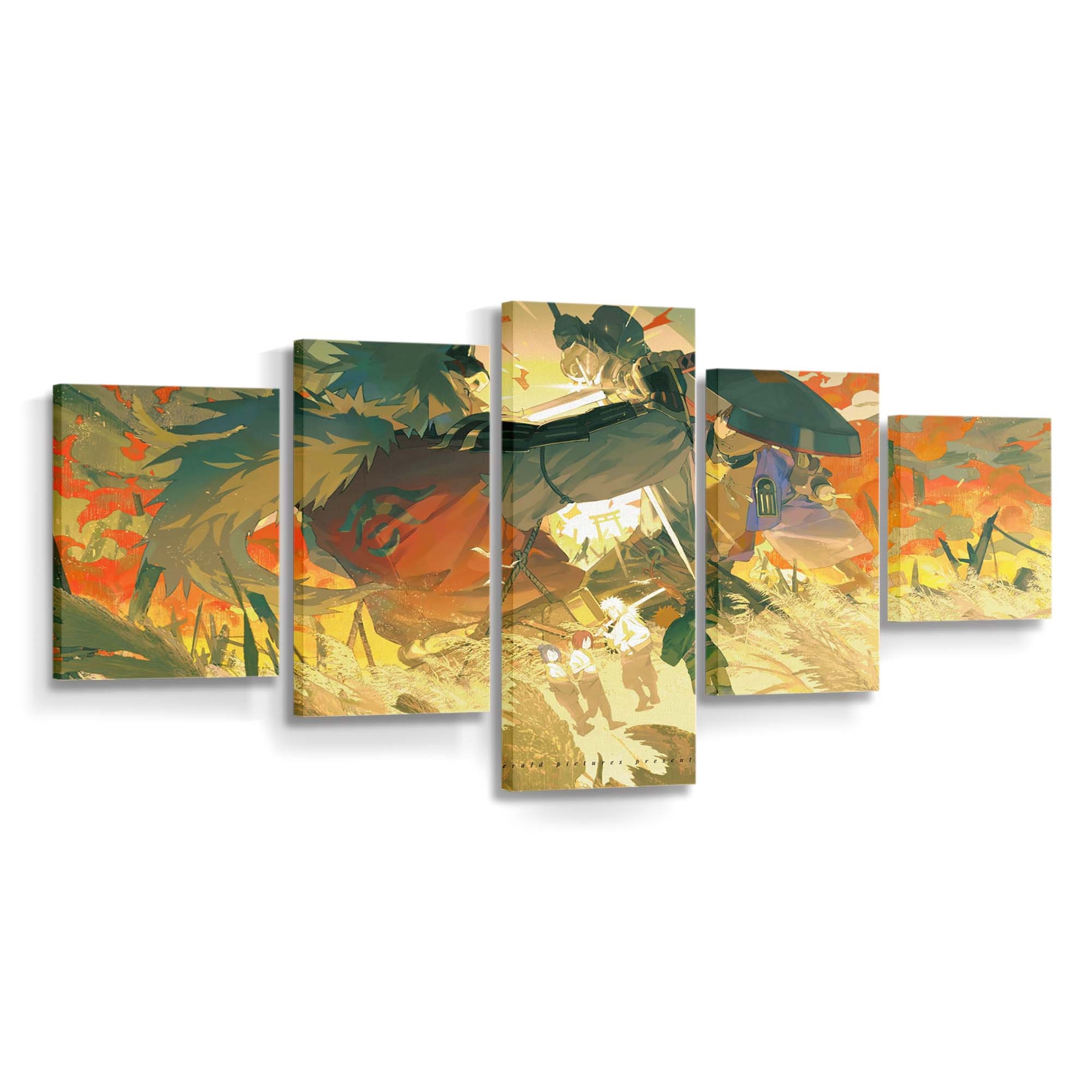 Naruto Anime Jiraiya - Anime Wandbild - Leinwandbild naruto animejiraiya