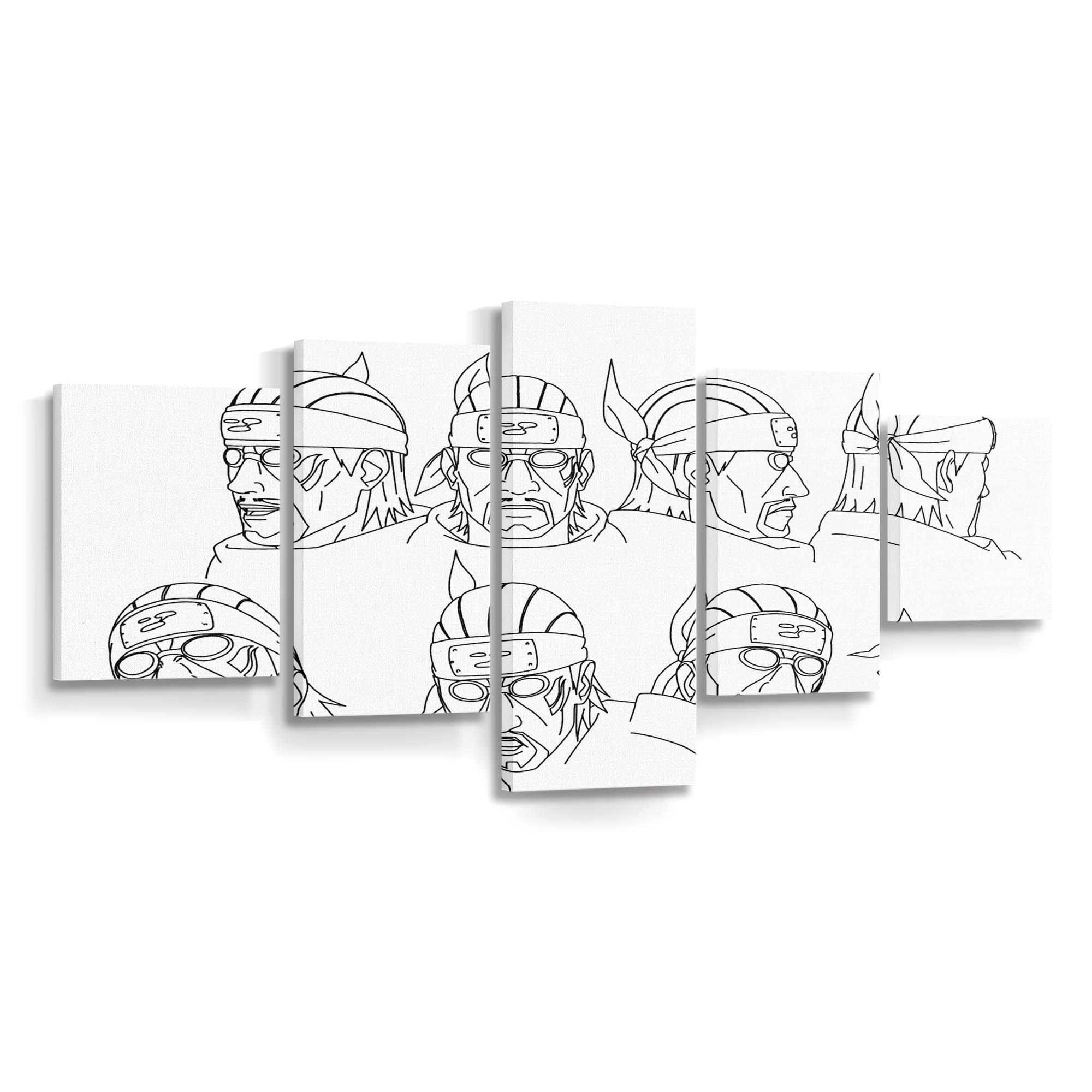 Naruto Anime Universum – Die Welt Der Ninjas - Anime Wandbild - Leinwandbild naruto animeoutline 0009