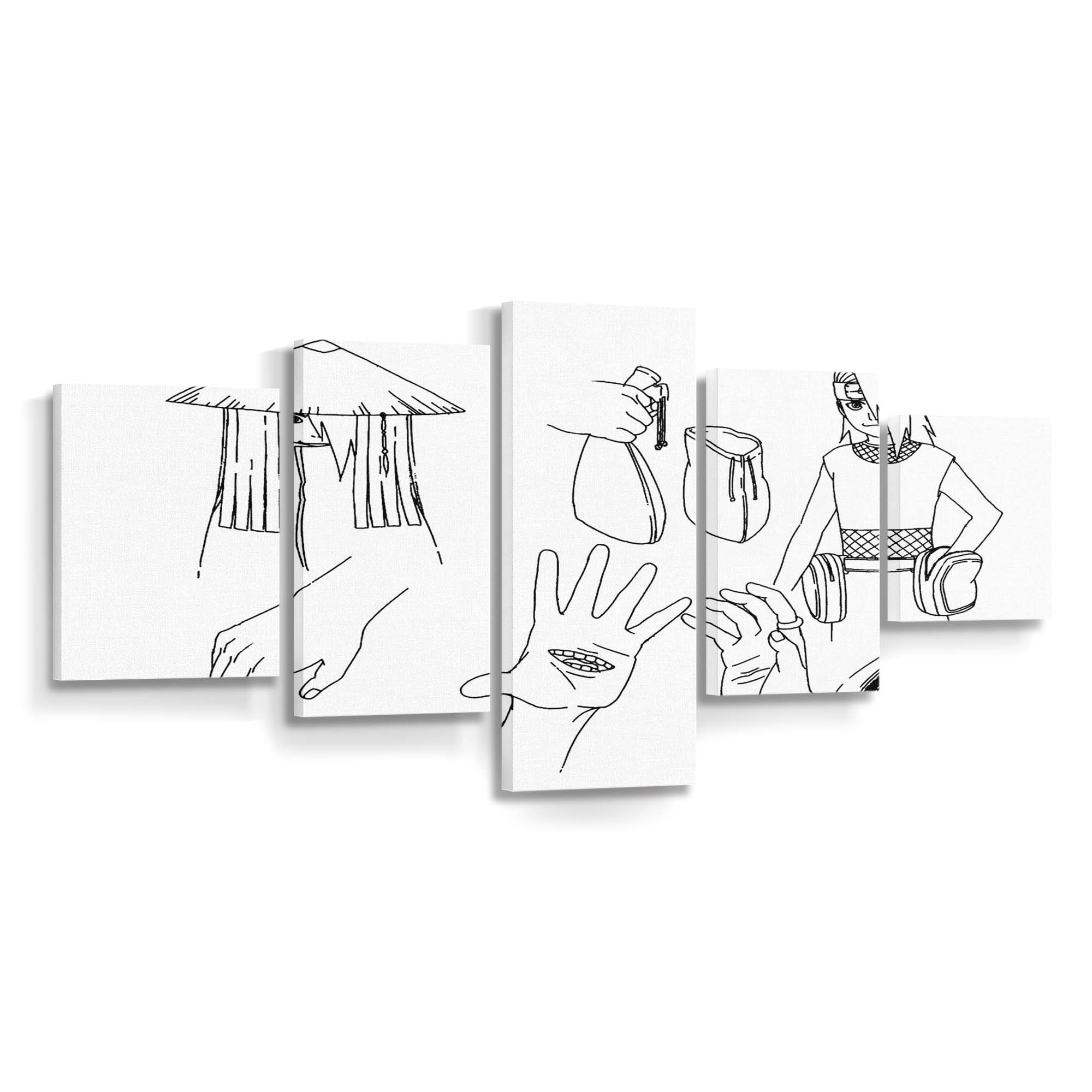 Naruto Anime Shippuden – Die Rückkehr Des Sturms - Anime Wandbild - Leinwandbild naruto animeoutline 0011