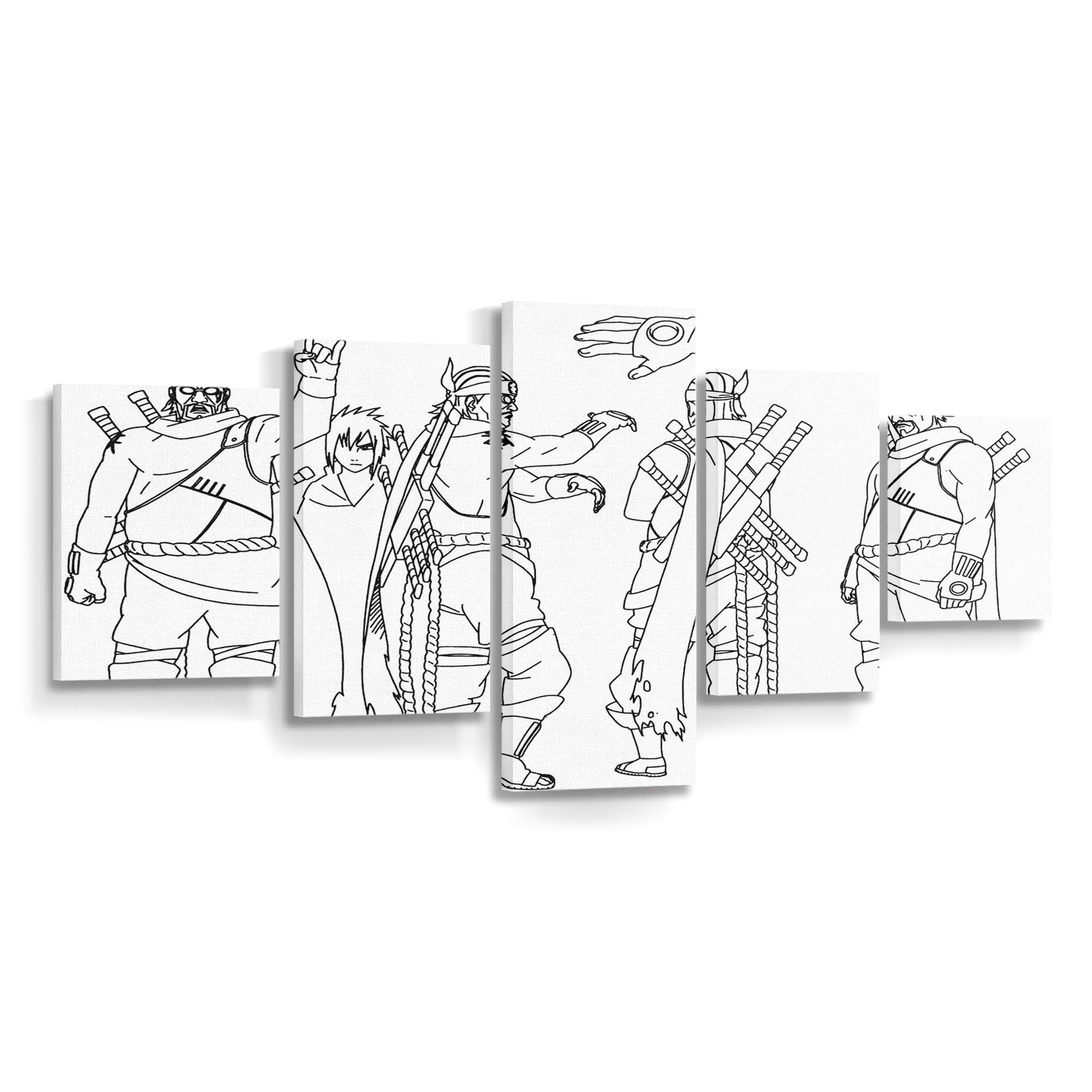 Naruto Anime Welt – Fantasie Ohne Grenzen - Anime Wandbild - Leinwandbild naruto animeoutline 0018