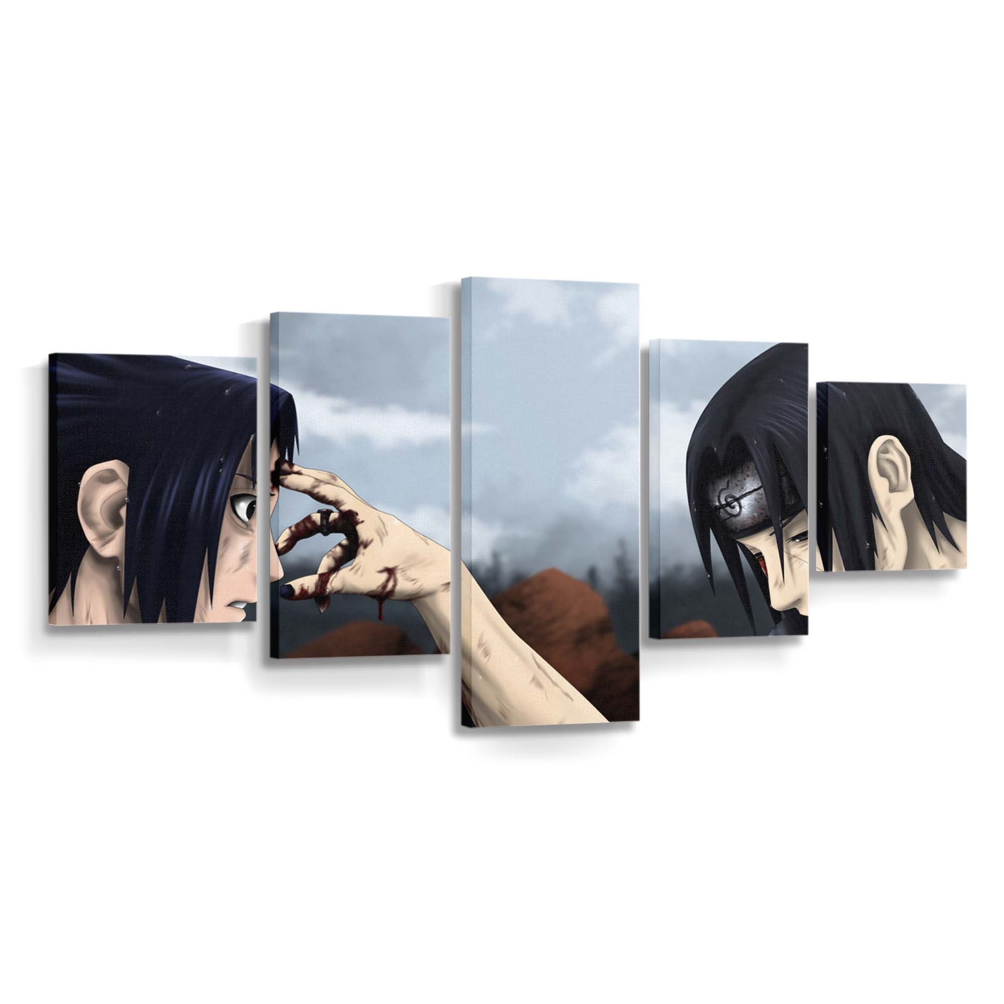 Naruto Anime Uchiha Itachi - Anime Wandbild - Leinwandbild naruto animeuchiha itachi 0002