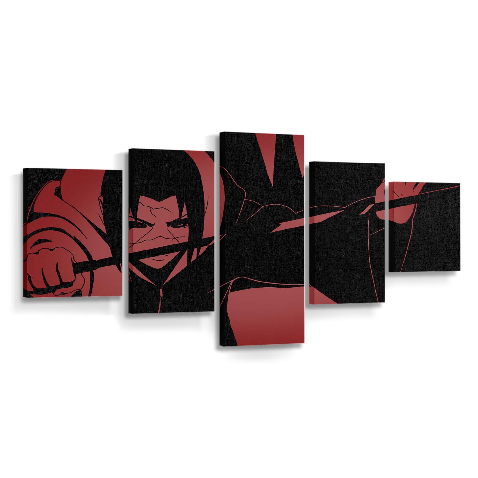 Naruto Shippuuden Uchiha Itachi - Anime Wandbild - Leinwandbild naruto shippuudenuchiha itachi