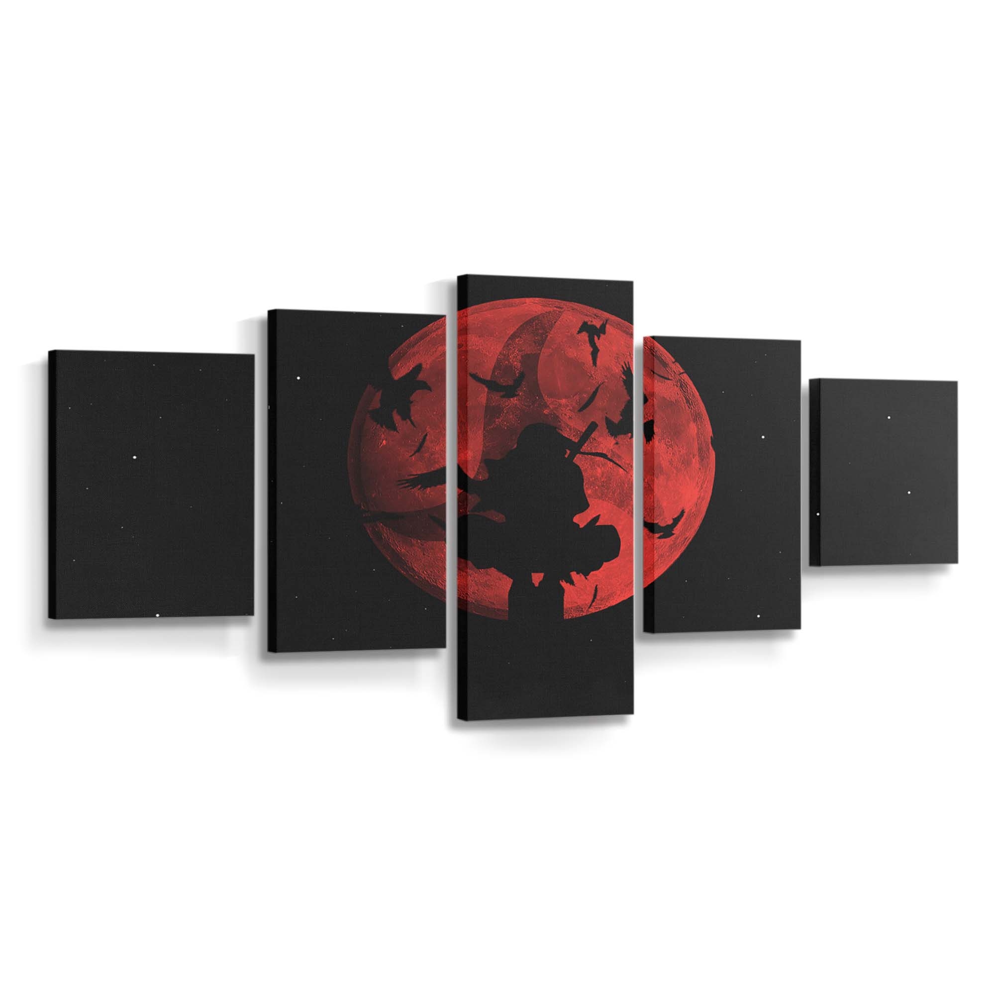 Naruto Shippuuden Uchiha Itachi Uchiha Clan Raven Sharingan - Anime Wandbild - Leinwandbild naruto shippuudenuchiha itachiuchiha clanravensharingan