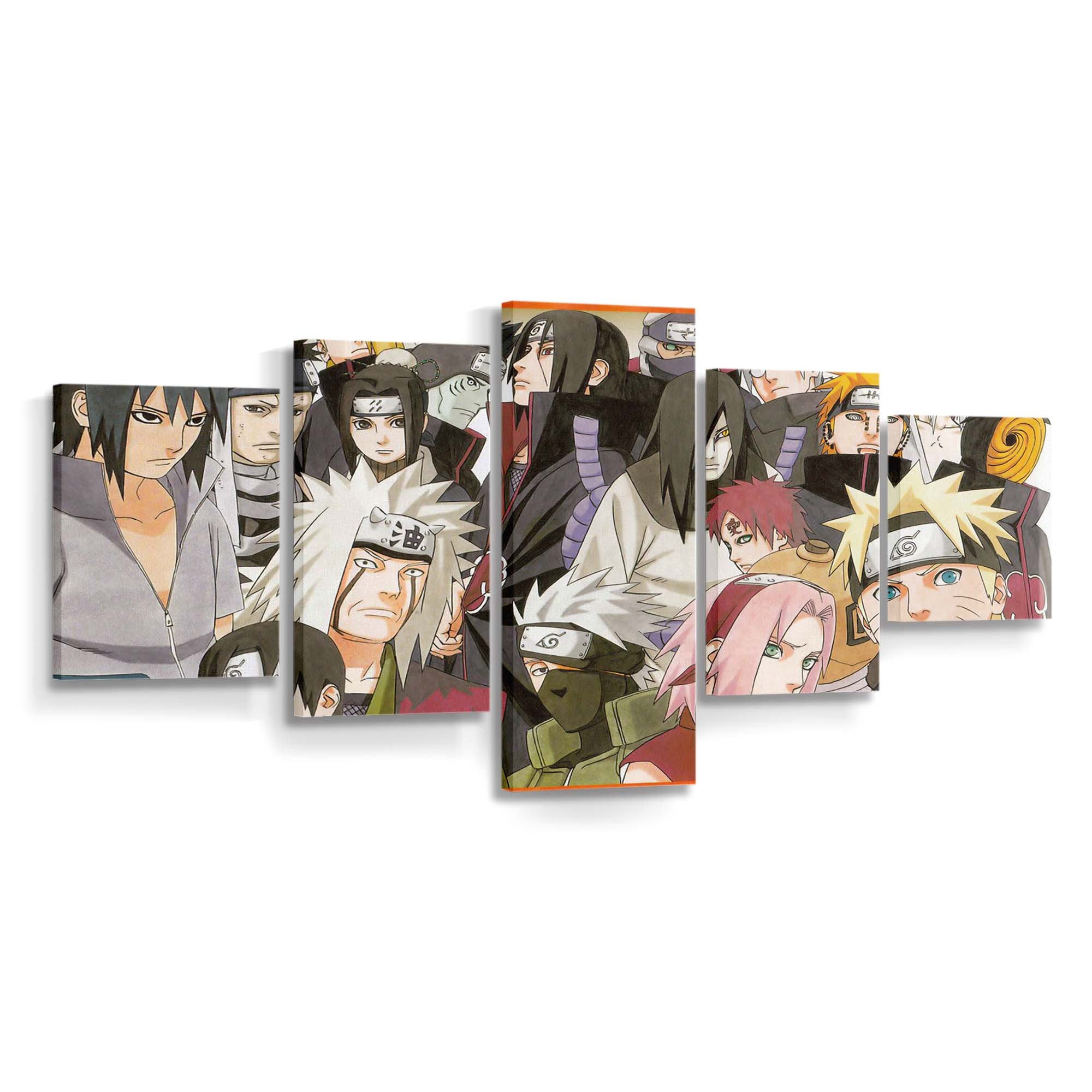 Naruto Shippuuden Uchiha Sasuke - Anime Wandbild - Leinwandbild naruto shippuudenuchiha sasuke