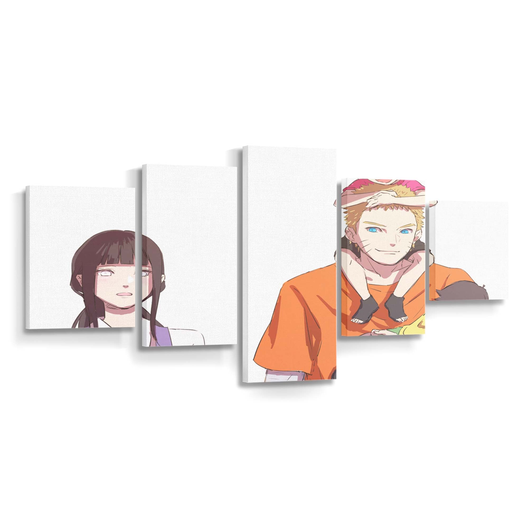 Naruto Shippuuden – Hinata & Naruto: Die Flamme Der Treue - Anime Wandbild - Leinwandbild naruto shippuudenuzumaki narutohinata hy ga naruto shippudenuzumaki borutouzumaki himawari 0002