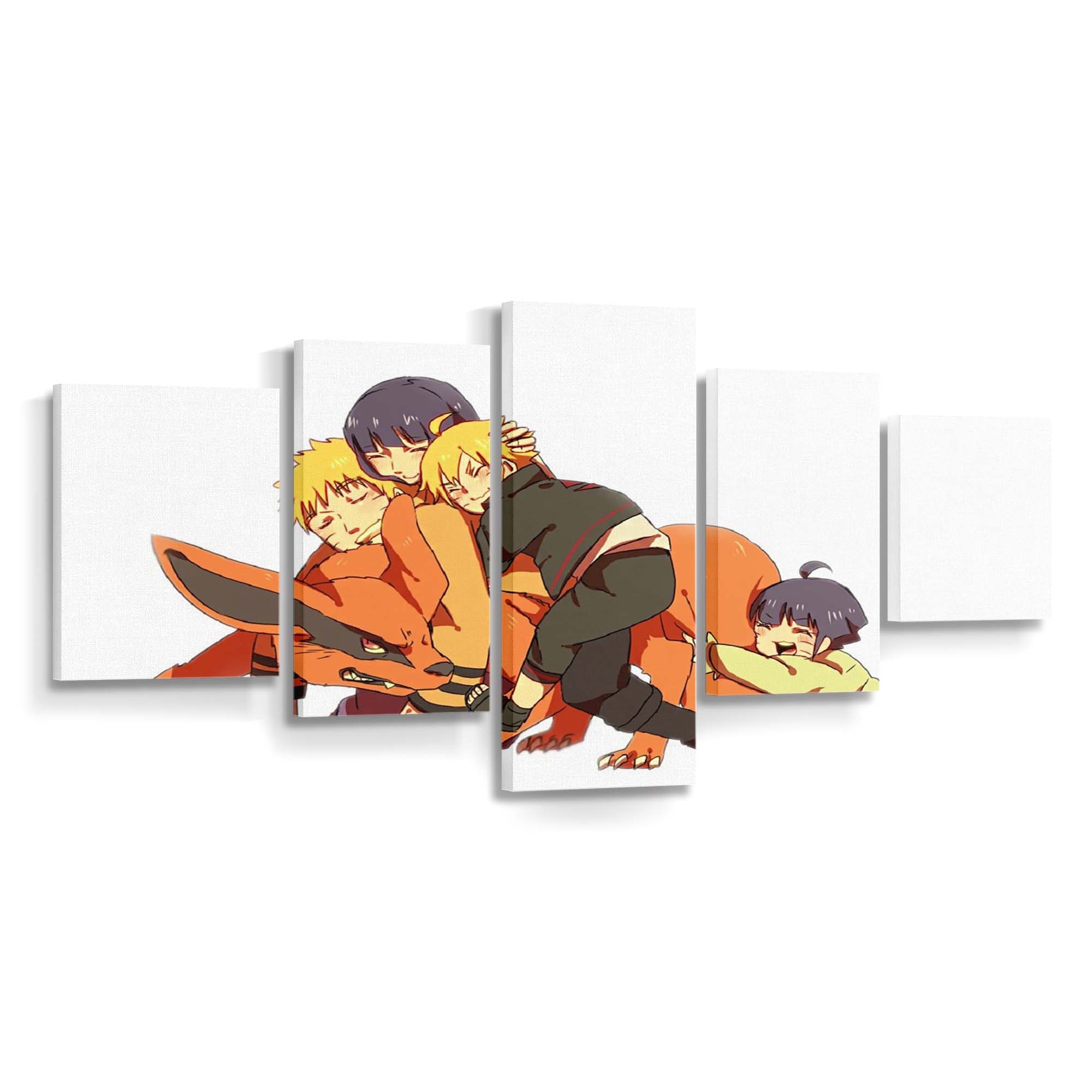 Naruto Shippuuden – Team 7 Wiedervereint: Sakura, Sasuke Und Naruto - Anime Wandbild - Leinwandbild naruto shippuudenuzumaki narutohinata hy ga naruto shippudenuzumaki borutouzumaki himawari 0003