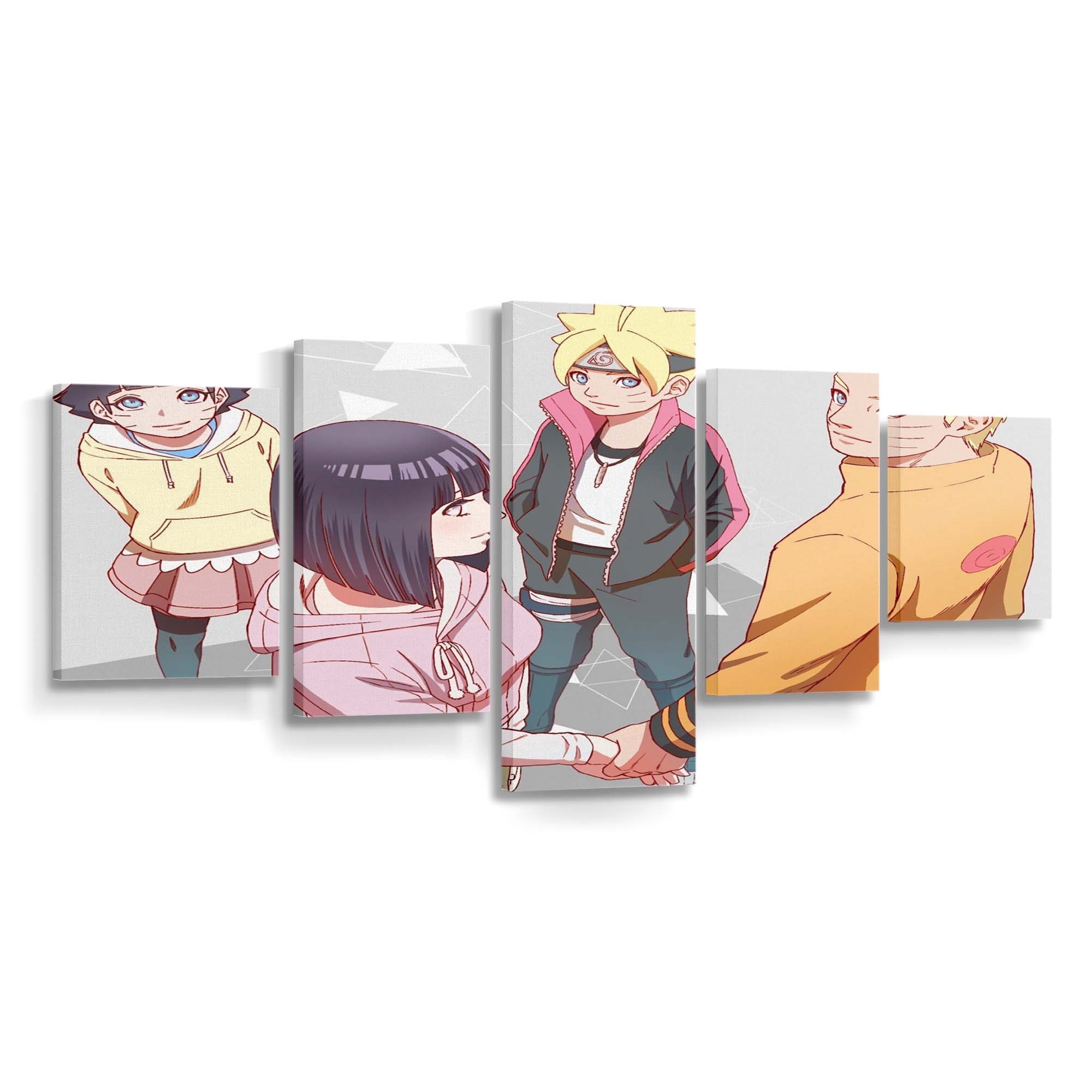 Naruto Shippuuden – Generationen Der Ninjas: Liebe, Mut Und Hoffnung Der Uzumaki - Anime Wandbild - Leinwandbild naruto shippuudenuzumaki narutohinata hy ga naruto shippudenuzumaki borutouzumaki himawari 0004