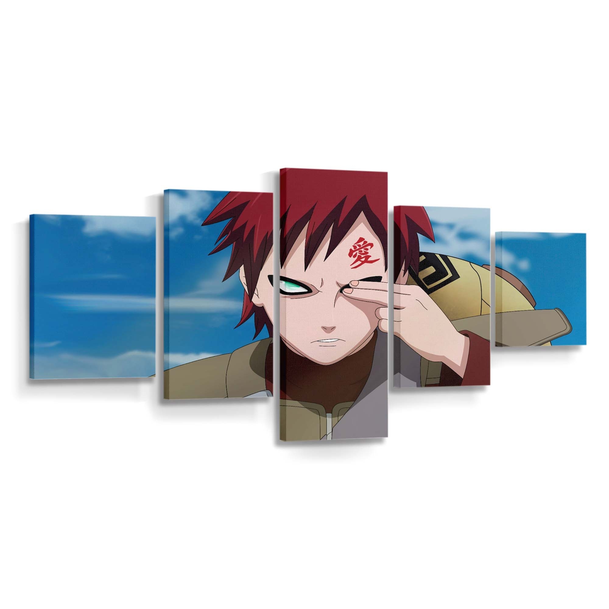 Naruto Gaara Sabaku No Gaara Kazekage Naruto Shippuden - Anime Wandbild - Leinwandbild narutogaarasabaku no gaarakazekagenaruto shippuden