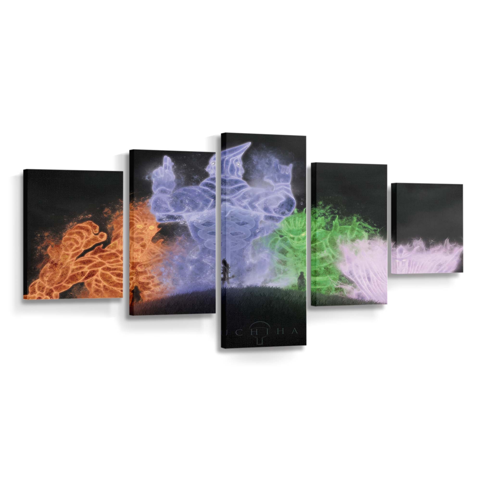 Naruto Uchiha Art - Anime Wandbild - Leinwandbild narutouchihaart