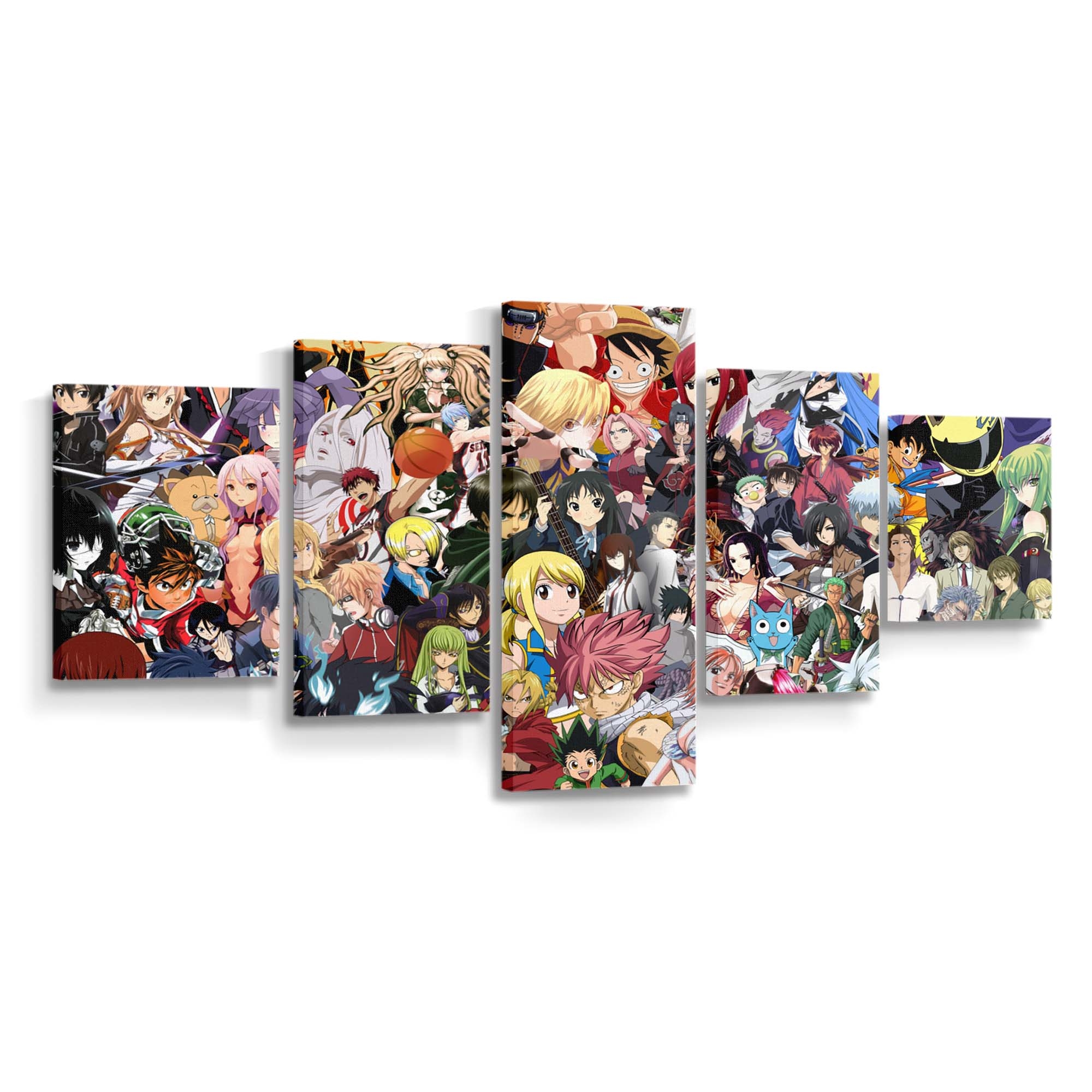 Sousuke Aizen Akame Akatsuki Log Horizon Allen Walker Yuuki Asuna Beelzebub - Anime Wandbild - Leinwandbild sousuke aizenakameakatsuki log horizonallen walkeryuuki asunabeelzebub