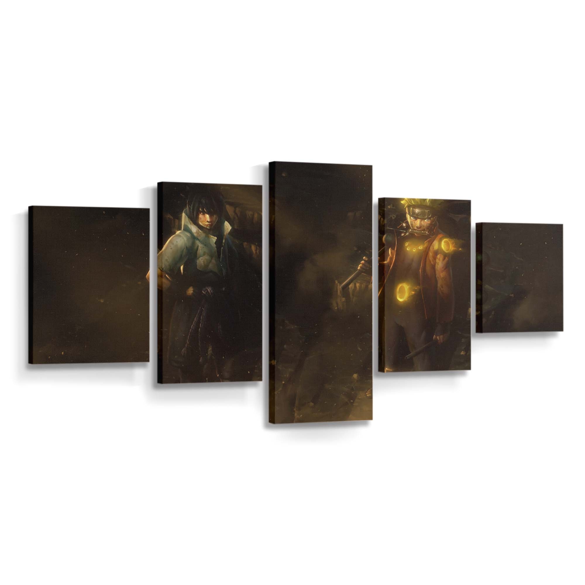 Sunlight Naruto Shippuuden Uzumaki Naruto Uchiha Sasuke Mythology Darkness - Anime Wandbild - Leinwandbild sunlightnaruto shippuudenuzumaki narutouchiha sasukemythologydarkness