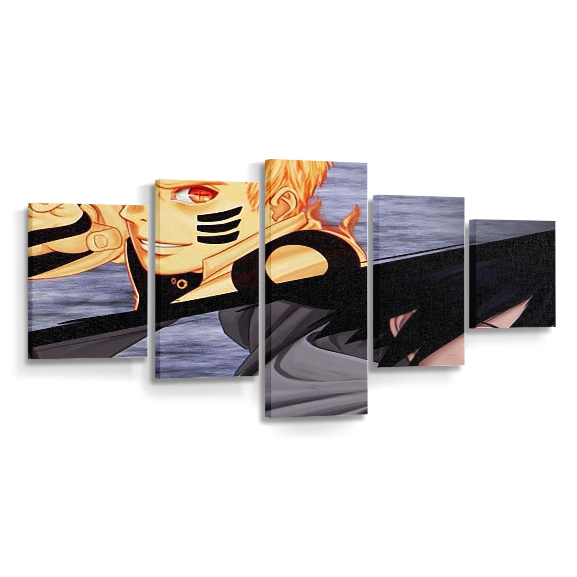 Sasuke Uchiha Naruto Uzumaki Naruto - Anime Wandbild - Leinwandbild th 0001sasuke uchiha naruto uzumaki hd naruto