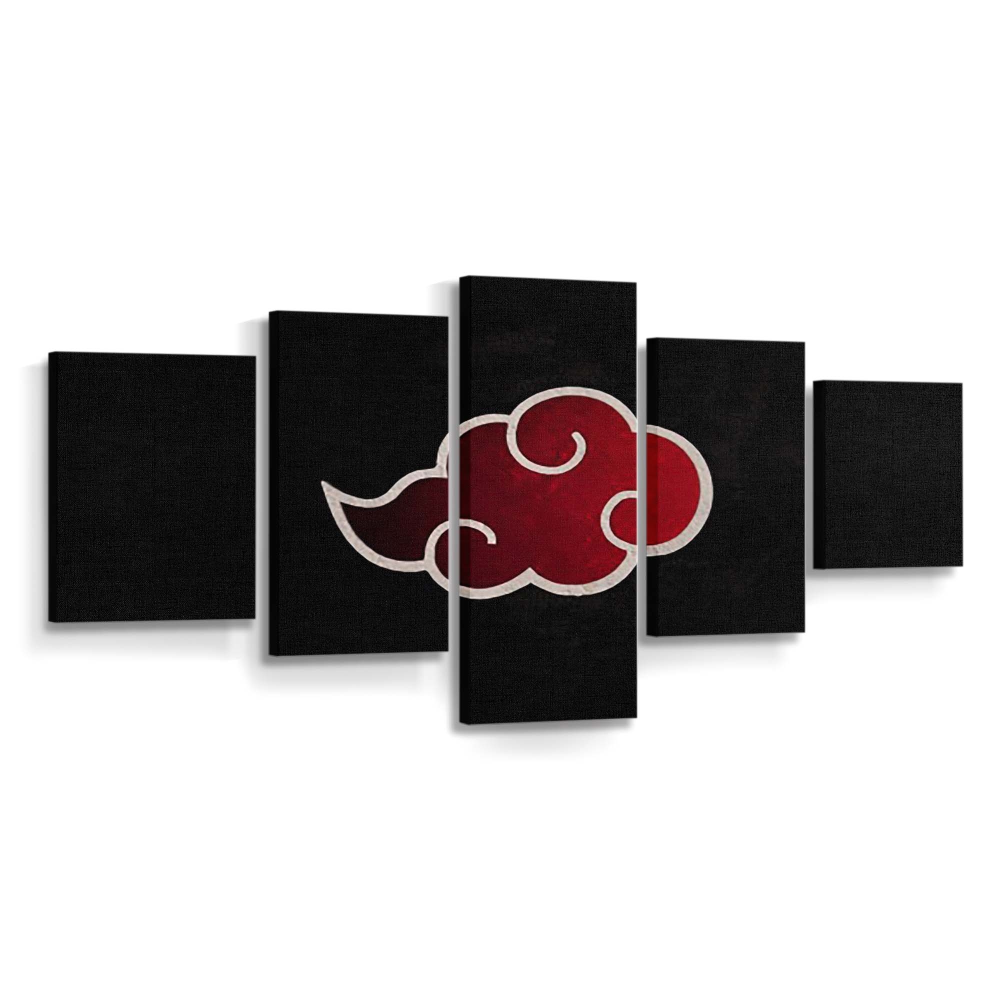 Akatsuki Symbol – Das Rote Wolkenzeichen Als Sinnbild Der Rebellion - Anime Wandbild - Leinwandbild th akatsuki naruto symbol 1 hd anime