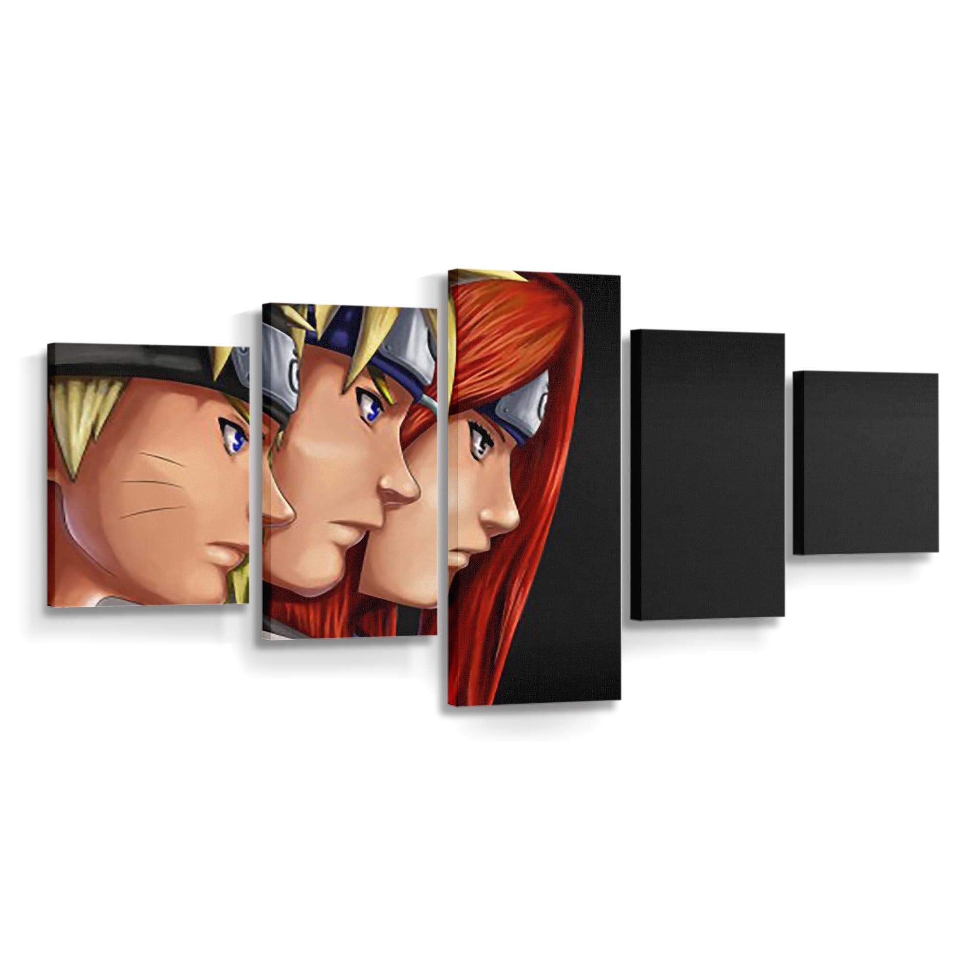 Blue Eyes Minato Namikaze Black Naruto Minato - Anime Wandbild - Leinwandbild th blue eyes minato namikaze black background naruto hd minato