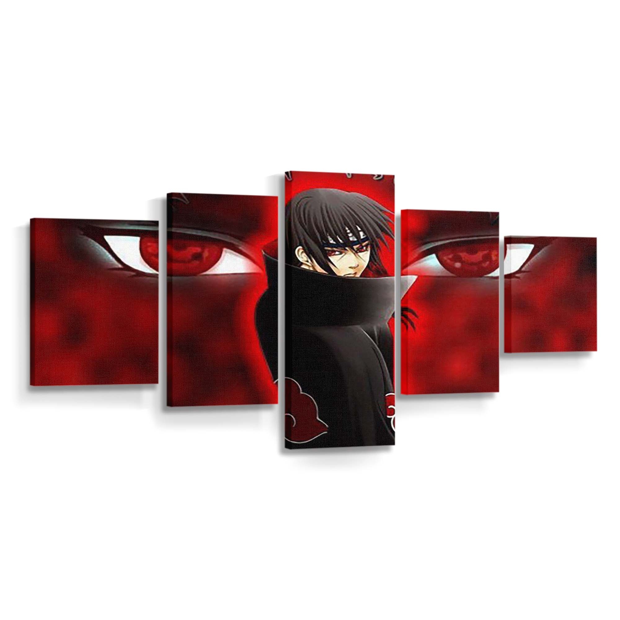 Boruto Naruto Black Dress Red Naruto - Anime Wandbild - Leinwandbild th boruto naruto black dress red background hd naruto