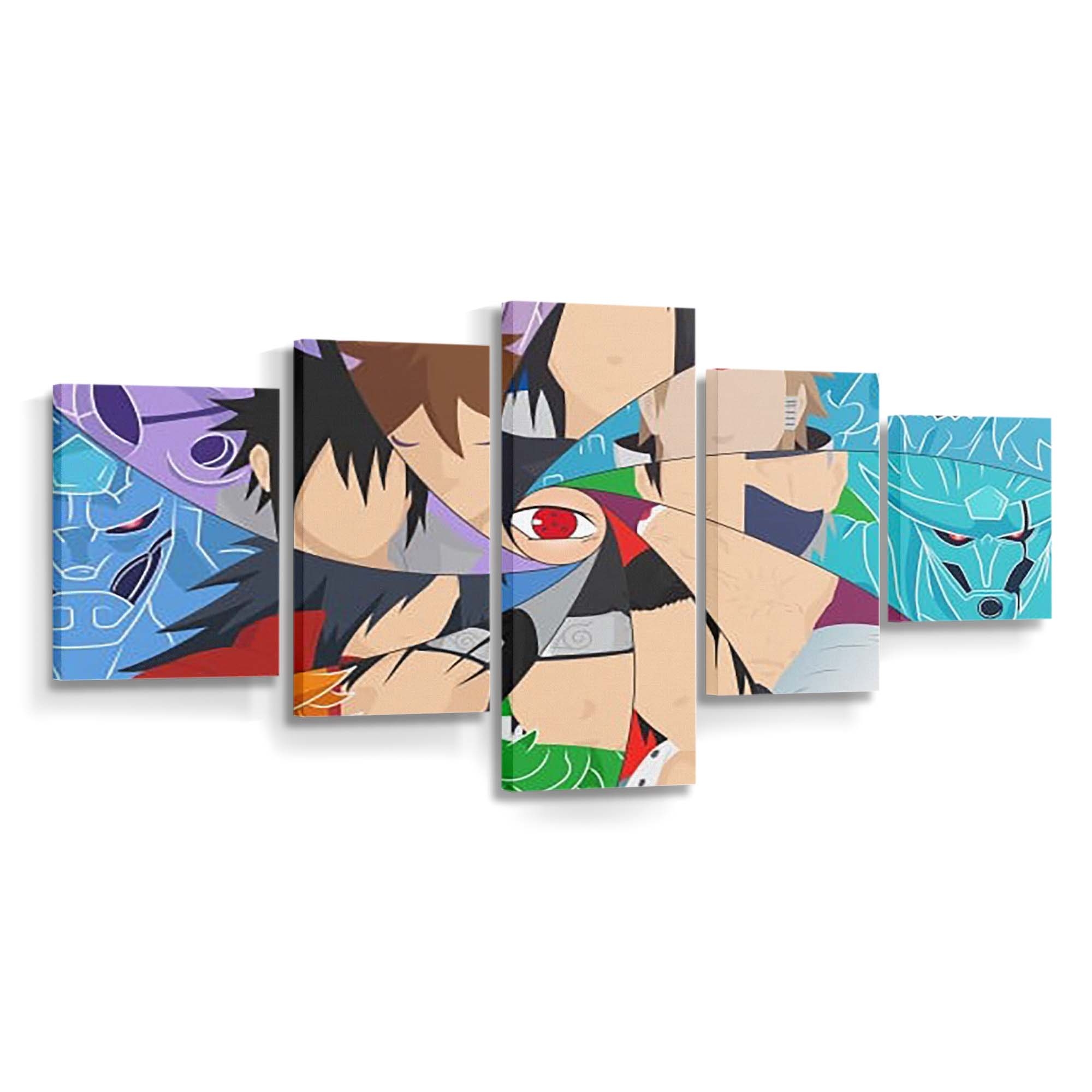 Fugaku Uchiha Hagoromo Otsutsuki Indra Otsutsuki Itachi Uchiha Izuna Uchiha Kakashi Hatake - Anime Wandbild - Leinwandbild th fugaku uchiha hagoromo otsutsuki indra otsutsuki itachi uchiha izuna uchiha kakashi hatake 4k 5k hd