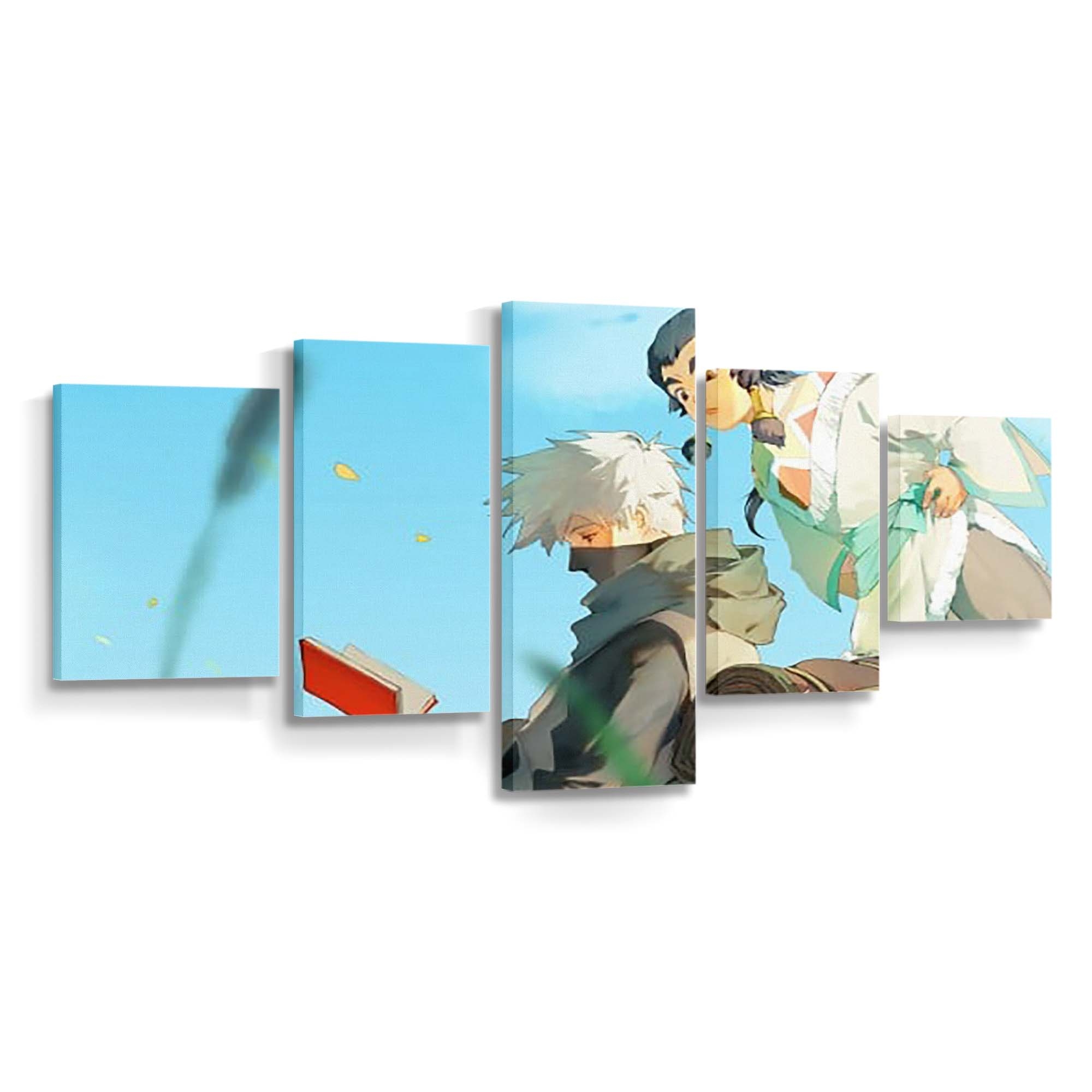 Kakashi Hatake Blue Sky Naruto - Anime Wandbild - Leinwandbild th kakashi hatake blue sky background hd naruto