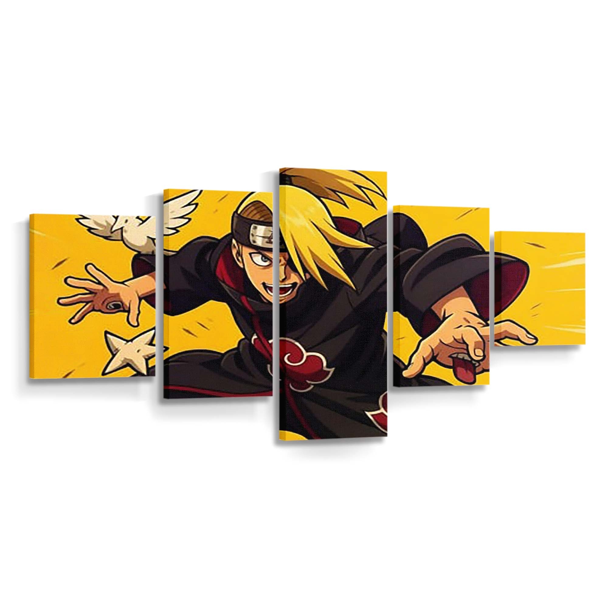Naruto Akatsuki Deidara Naruto - Anime Wandbild - Leinwandbild th naruto akatsuki deidara hd naruto