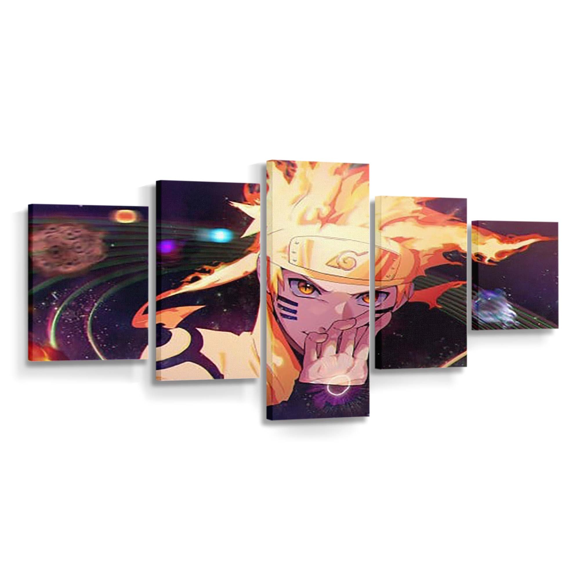 Orange Eyes Naruto Uzumaki Galaxy Naruto - Anime Wandbild - Leinwandbild th orange eyes naruto uzumaki galaxy background hd naruto