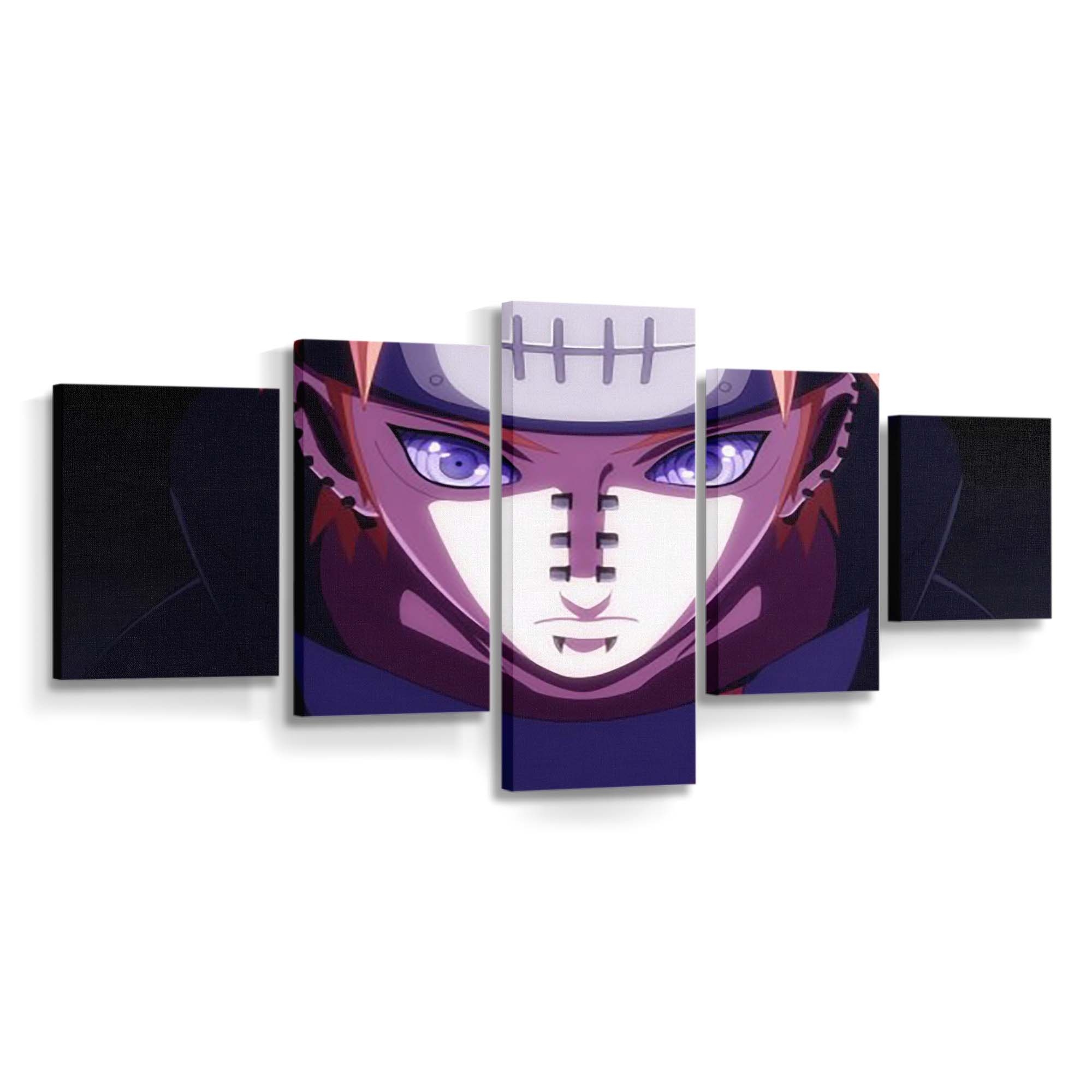 Purple Eyes Blue Dress Naruto Pain - Anime Wandbild - Leinwandbild th purple eyes blue dress naruto hd pain