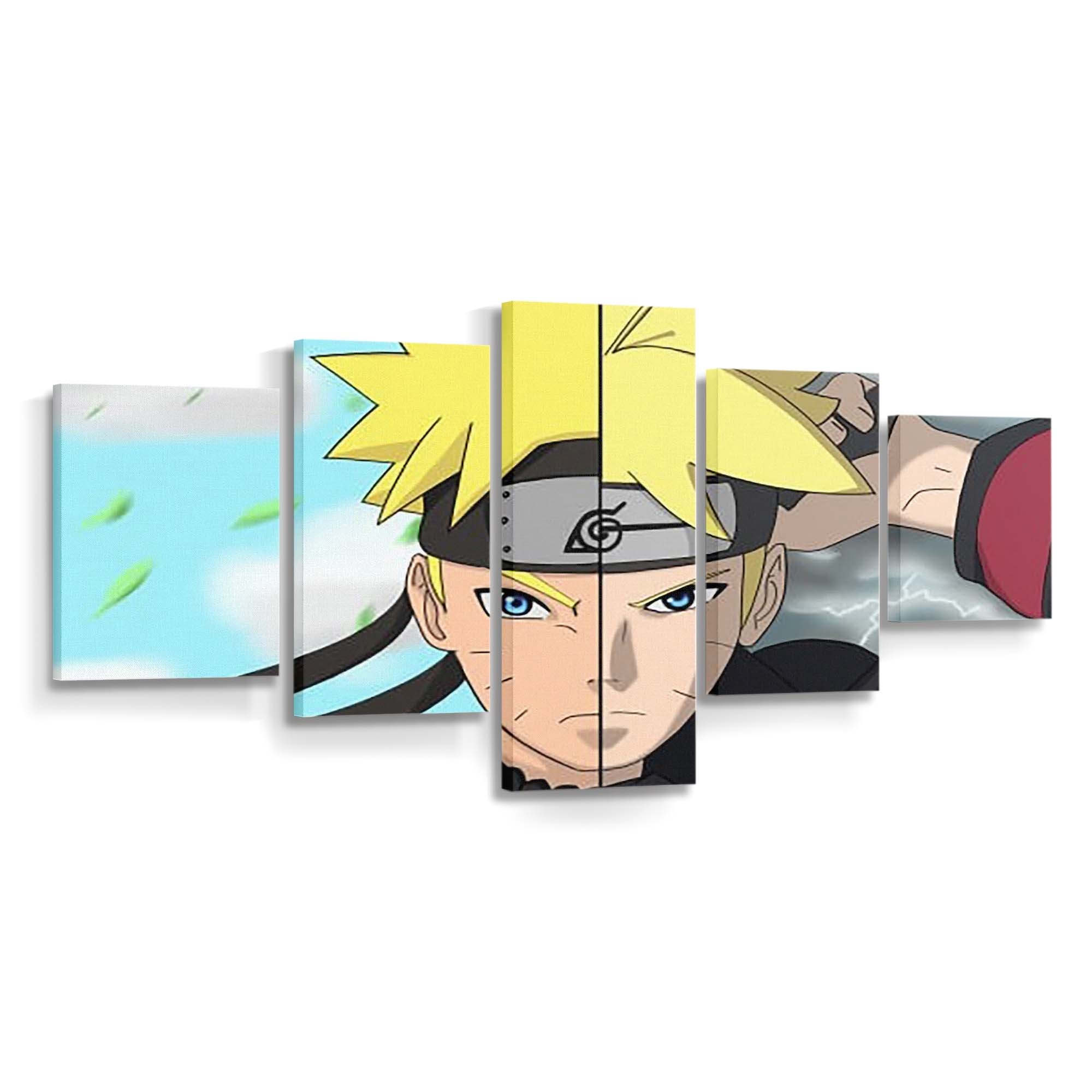 Yellow Hair Naruto Uzumaki Boruto Uzumaki Boruto - Anime Wandbild - Leinwandbild th yellow hair naruto uzumaki boruto uzumaki hd boruto