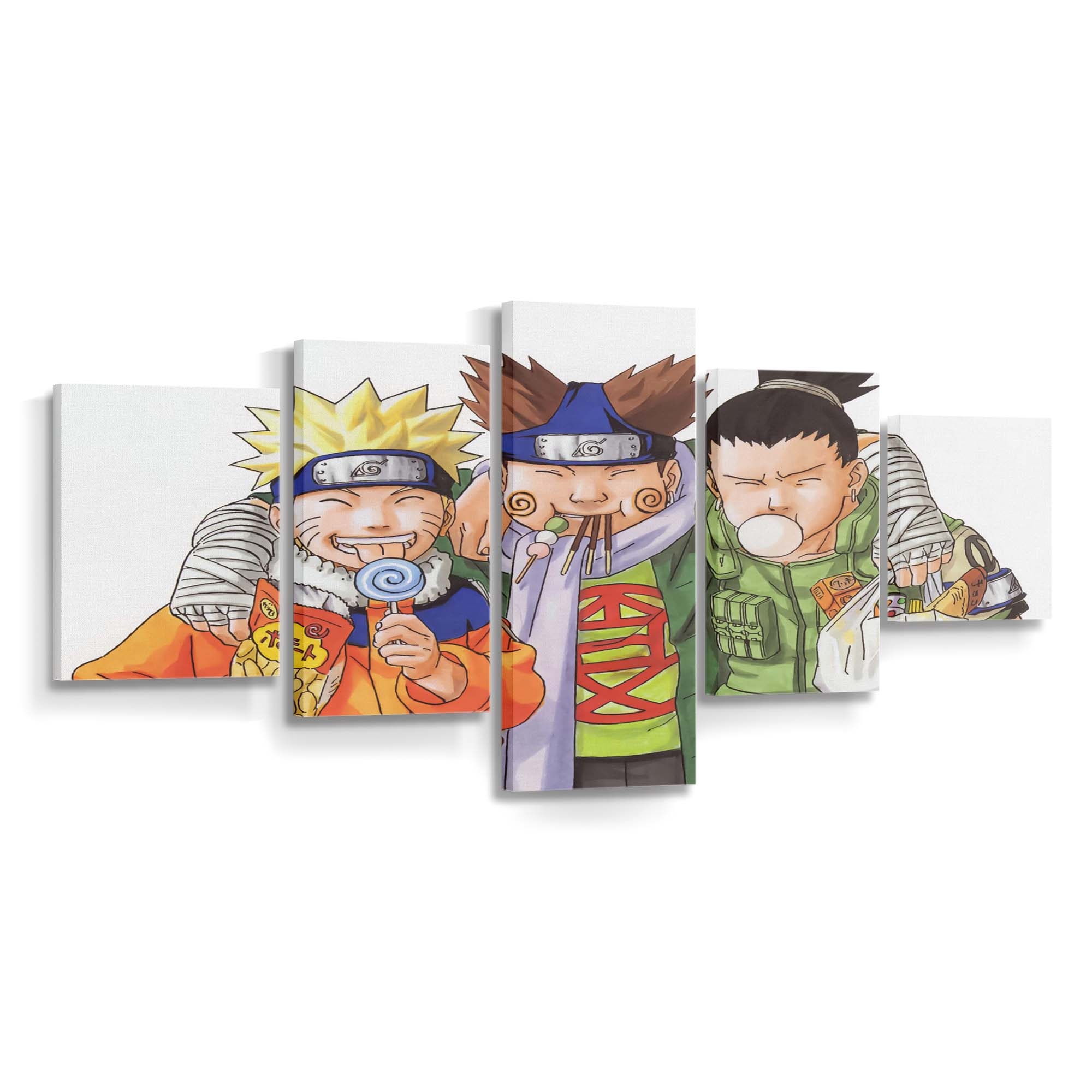 Uzumaki Naruto Naruto Anime Nara Shikamaru Akimichi Ch Ji Anime Boys Manga - Anime Wandbild - Leinwandbild uzumaki narutonaruto animenara shikamaruakimichi ch jianime boysmanga