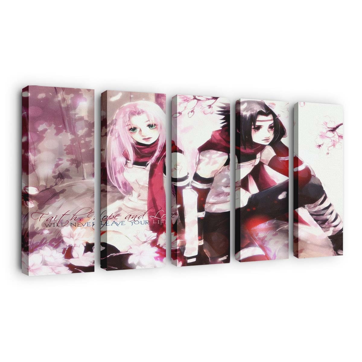 Haruno Sakura Naruto Shippuuden Uchiha Sasuke - Anime Wandbild - Leinwandbild 1280x960 pxharuno sakuranaruto shippuudenuchiha sasuke