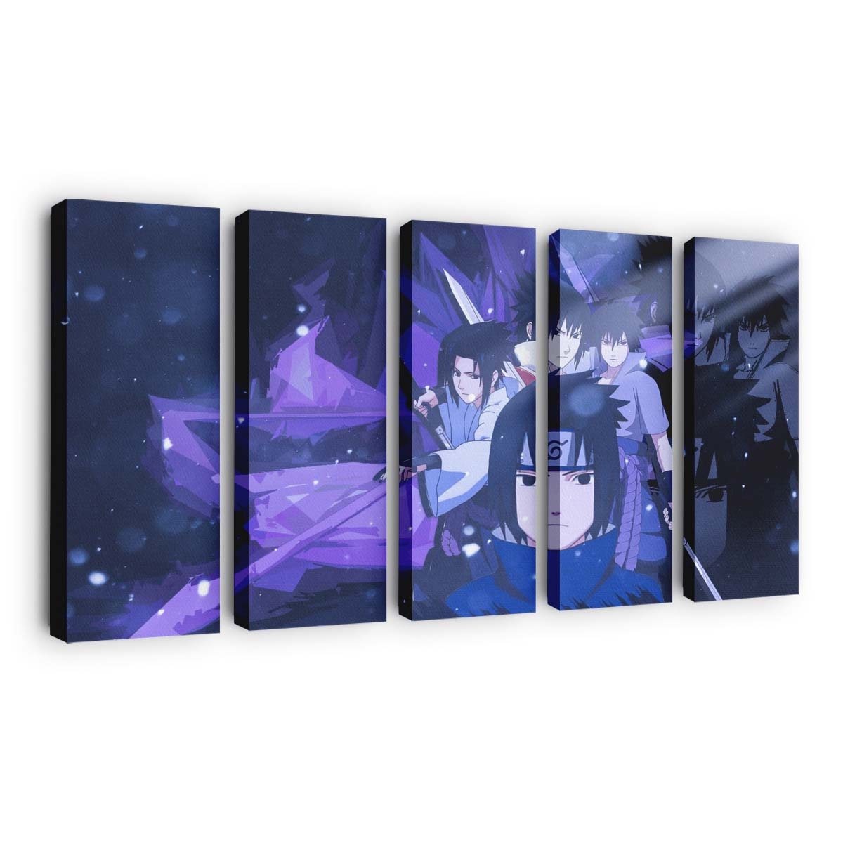 Naruto Shippuuden Uchiha Sasuke - Anime Wandbild - Leinwandbild 1920x1080 pxnaruto shippuudenuchiha sasuke 0001