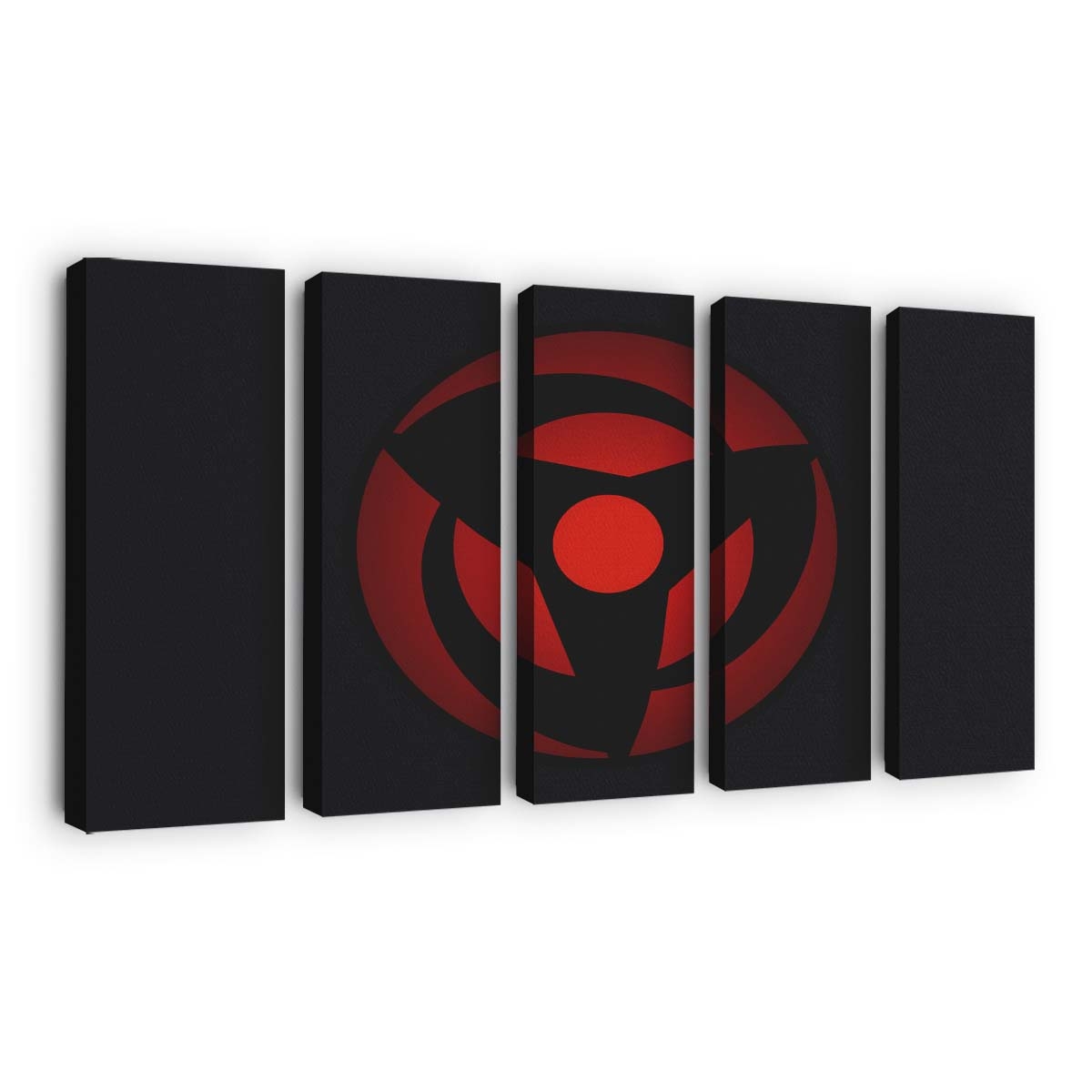 Naruto Sharingan Shippuden Vector - Anime Wandbild - Leinwandbild 1920x1200