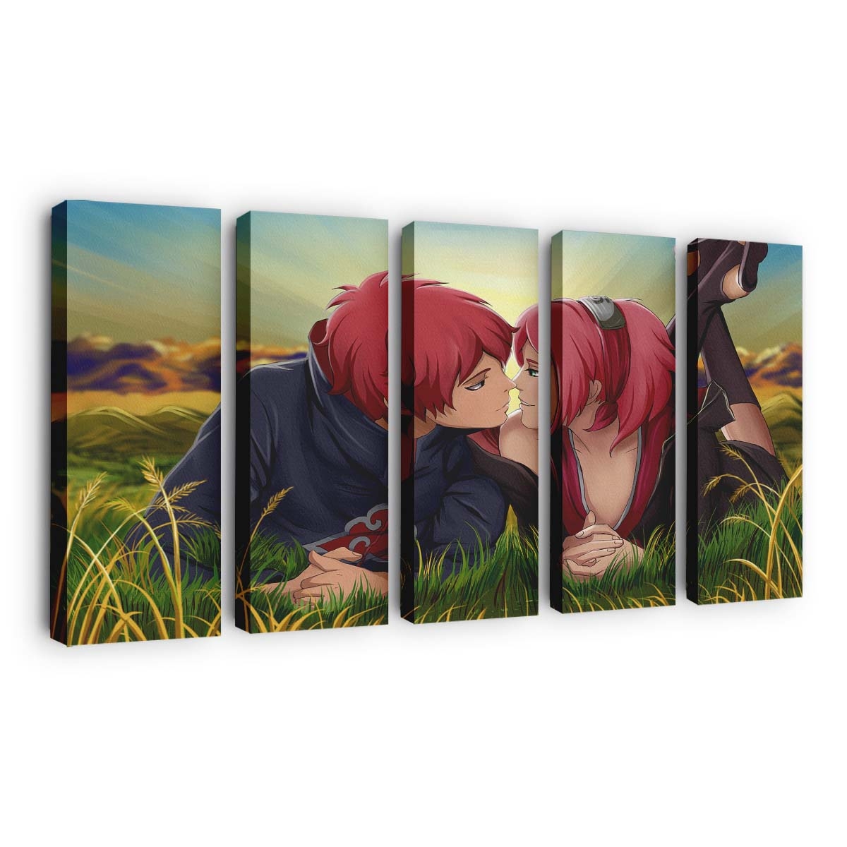 Akasuna Art Dressing Haruno Love - Anime Wandbild - Leinwandbild 2000x1238