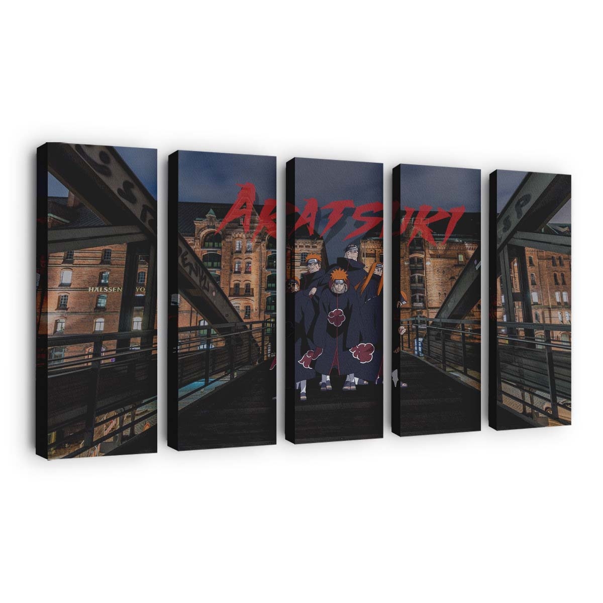 Anime Akatsuki Akatsuki Naruto Shippuuden - Anime Wandbild - Leinwandbild animeakatsukiakatsuki naruto shippuuden