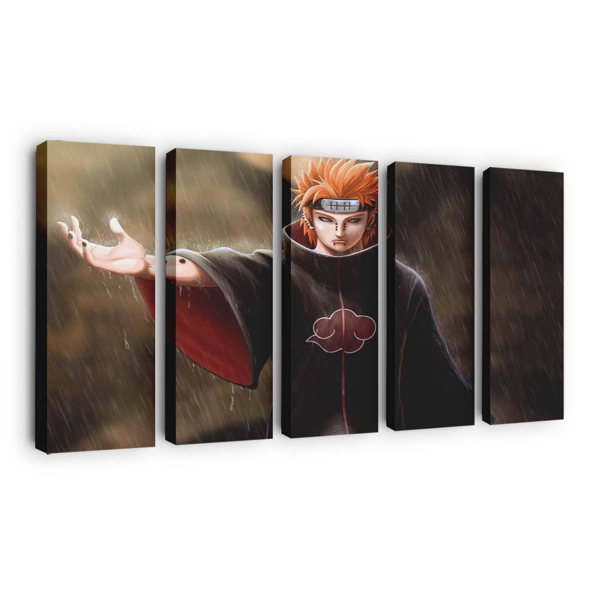 Anime Boys Manga Naruto Shippuuden Person Pein - Anime Wandbild - Leinwandbild animeanime boysmanganaruto shippuudenpersonpein