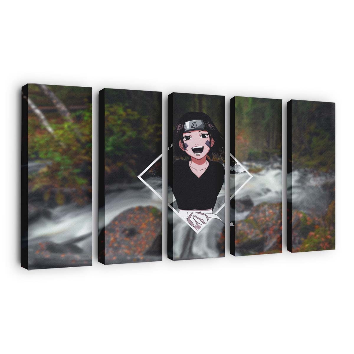 Anime Girls Picture In Picture Nohara Rin Naruto Shippuuden Raidy - Anime Wandbild - Leinwandbild animeanime girlspicture in picturenohara rinnaruto shippuudenraidy hd