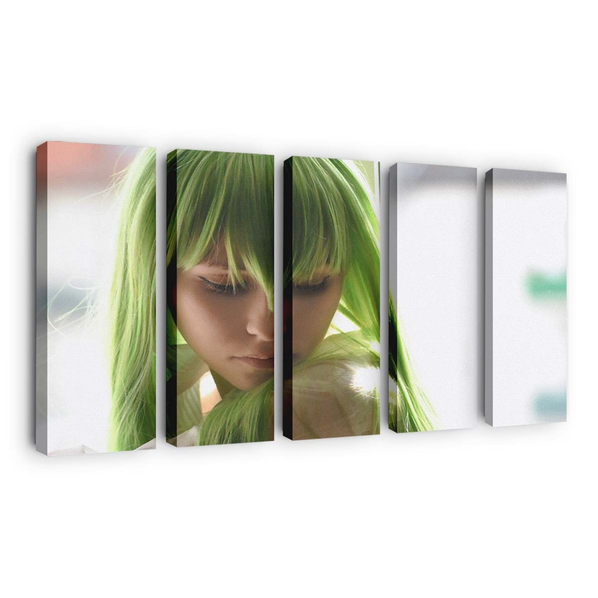 Anime Girls Tattoo Women11 Artist Model - Anime Wandbild - Leinwandbild animeanime girlstattoowomen00111 artistmodel