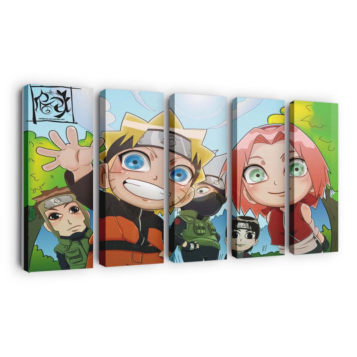 Naruto Kriegerseele – Mut In Jedem Pinselstrich - Anime Wandbild - Leinwandbild animeartworkgamemanganaruto2083x1410