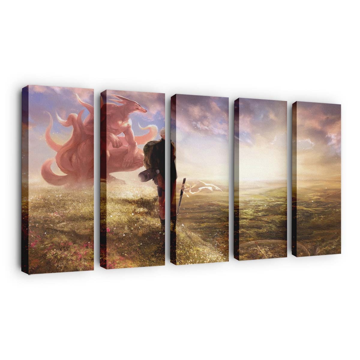 Naruto Bewegte Kunst – Dynamik In Jedem Detail - Anime Wandbild - Leinwandbild animeartworkgamemanganaruto2835x1701