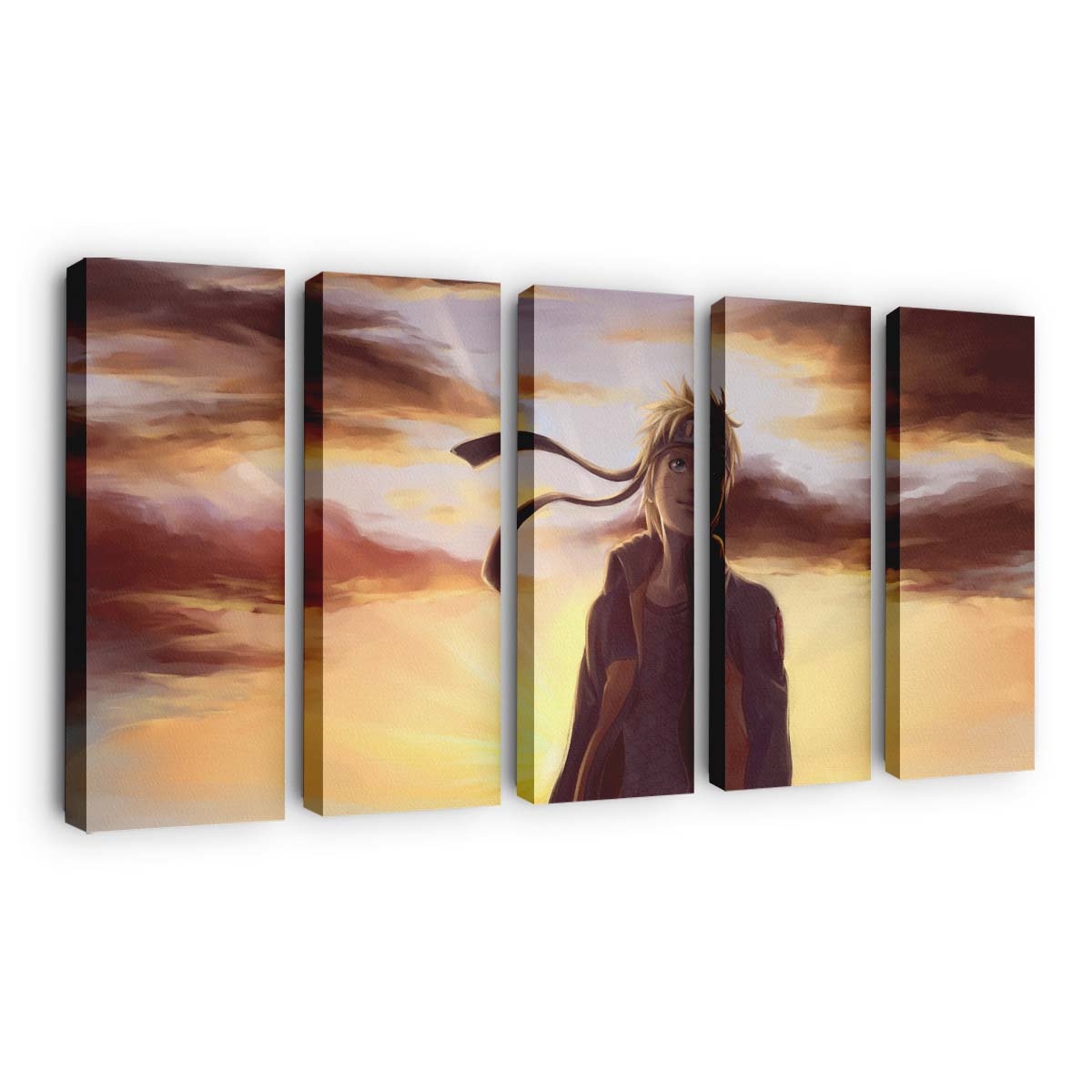 Naruto Kampferbe – Der Weg Der Generationen - Anime Wandbild - Leinwandbild animeartworkgamemanganaruto3449x1551