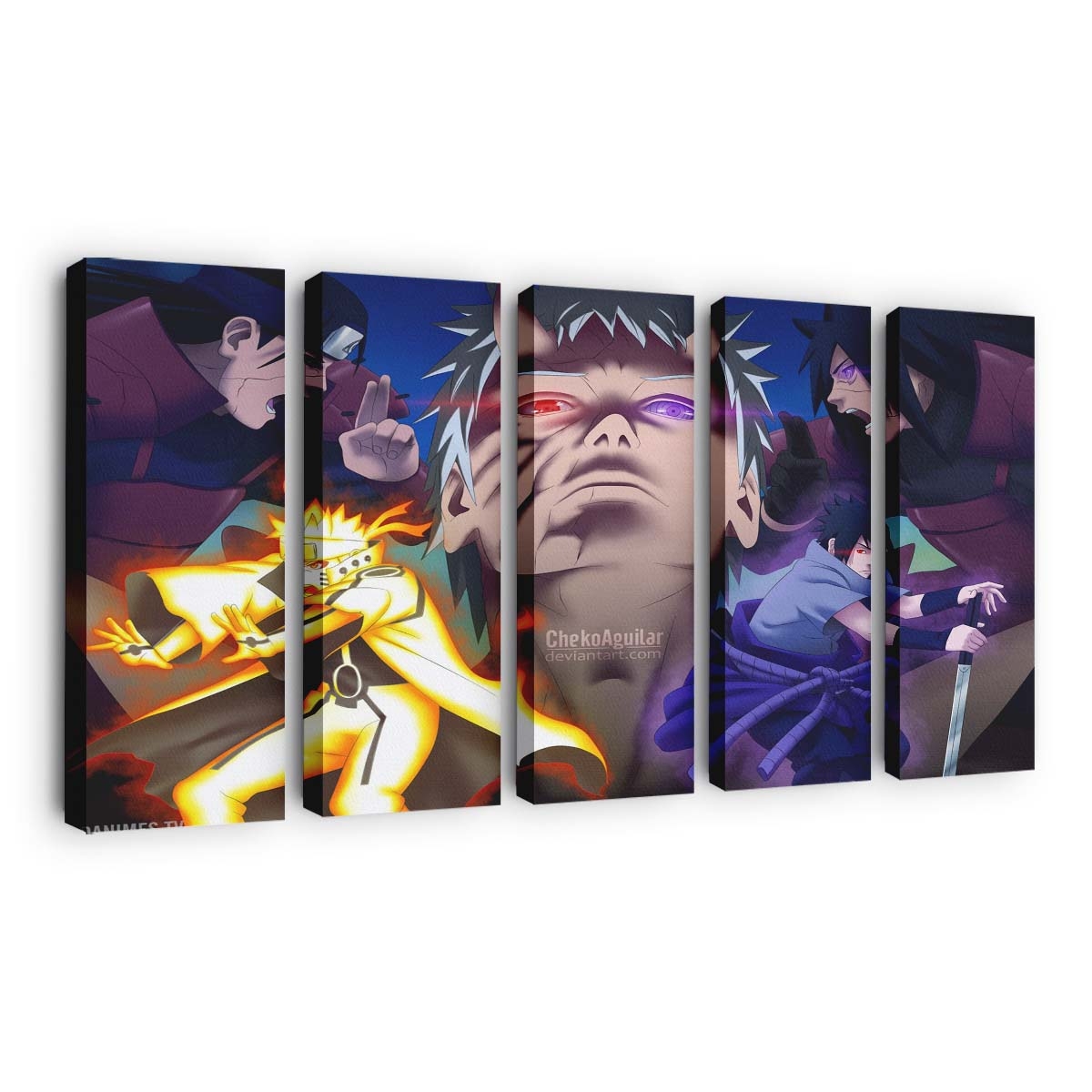 Naruto Feuerschlacht – Wenn Helden Brennen - Anime Wandbild - Leinwandbild animeartworkgamemanganaruto4000x2878