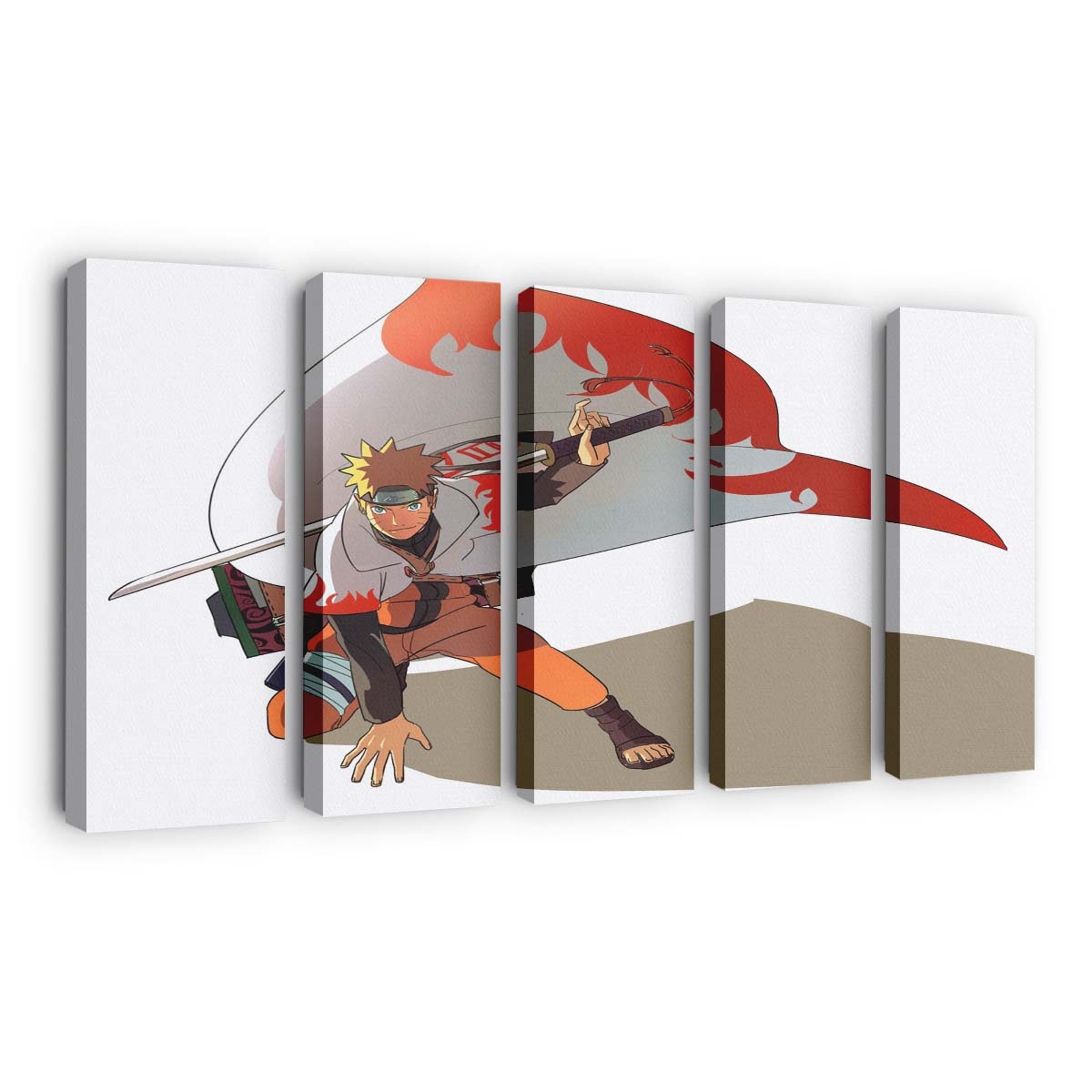 Naruto Legende Von Konoha – Der Ninja Des Lichts - Anime Wandbild - Leinwandbild animeartworkgamemanganaruto4143x2981