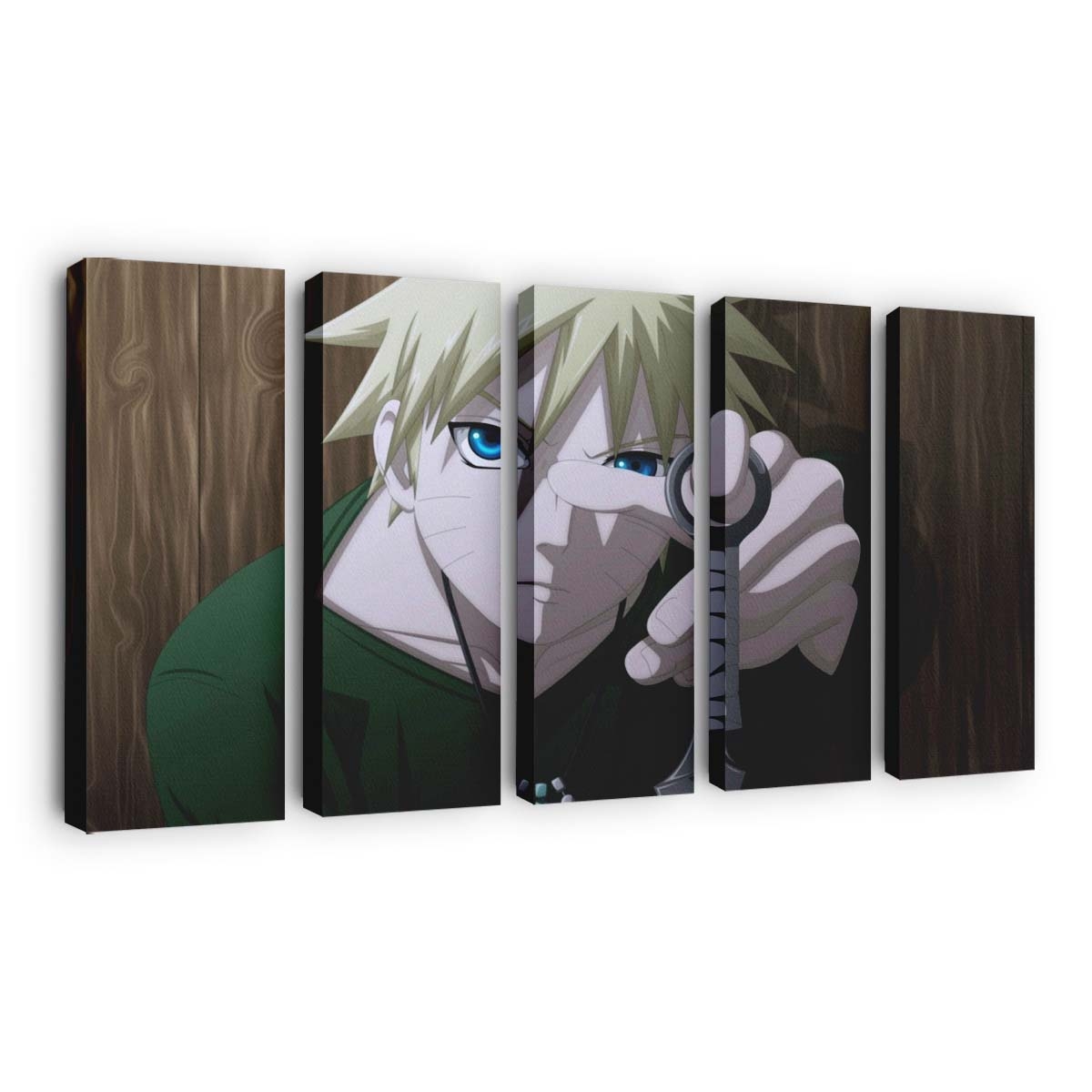 Anime Artwork Naruto Shippuuden Uzumaki Naruto Blue Eyes Black Hair - Anime Wandbild - Leinwandbild animeartworknaruto shippuudenuzumaki narutoblue eyesblack hair