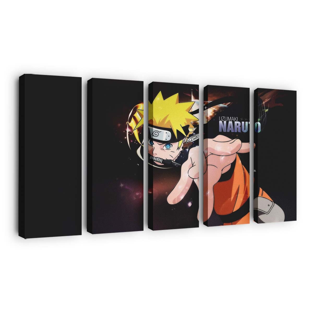Anime Cartoon Comics Naruto Ninja - Anime Wandbild - Leinwandbild animecartooncomicsnarutoscreenshotninja