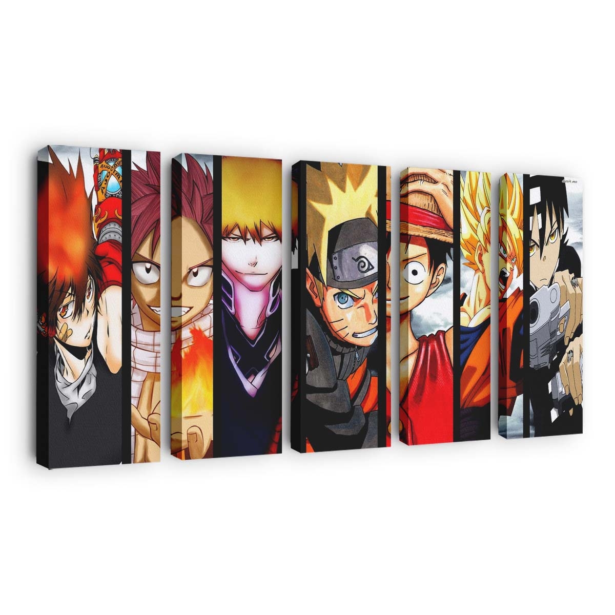 Anime Characters Ball Bleach Boys - Anime Wandbild - Leinwandbild animecharacters1920x1200