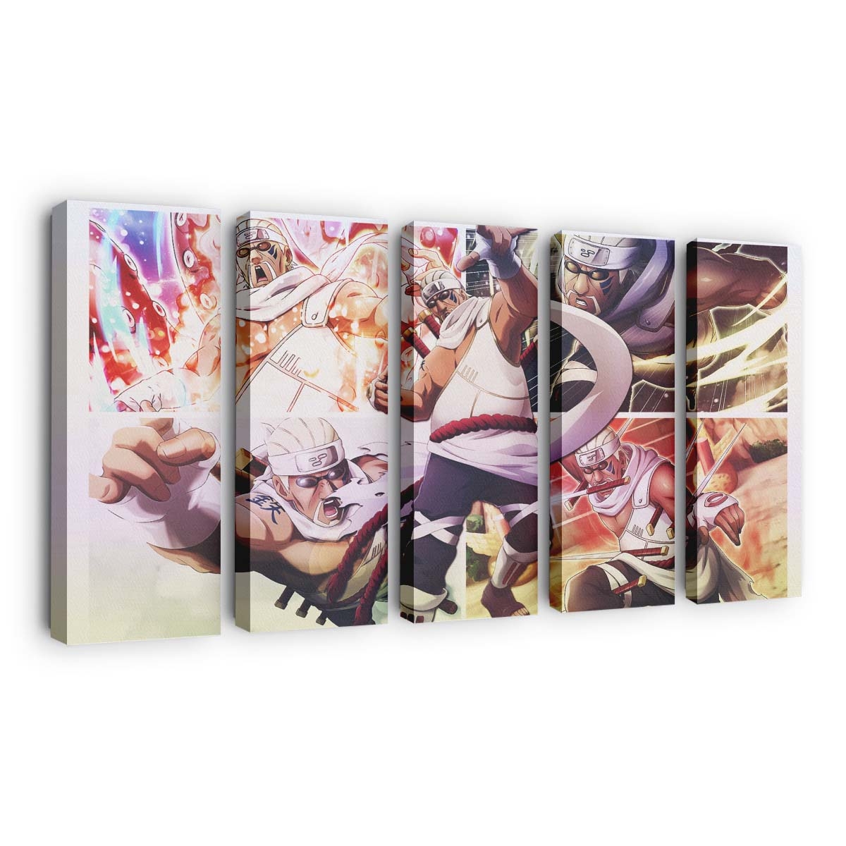 Anime Collage Dinocozero Anime Boys Naruto Anime Killer Bee - Anime Wandbild - Leinwandbild animecollagedinocozeroanime boysnaruto animekiller bee