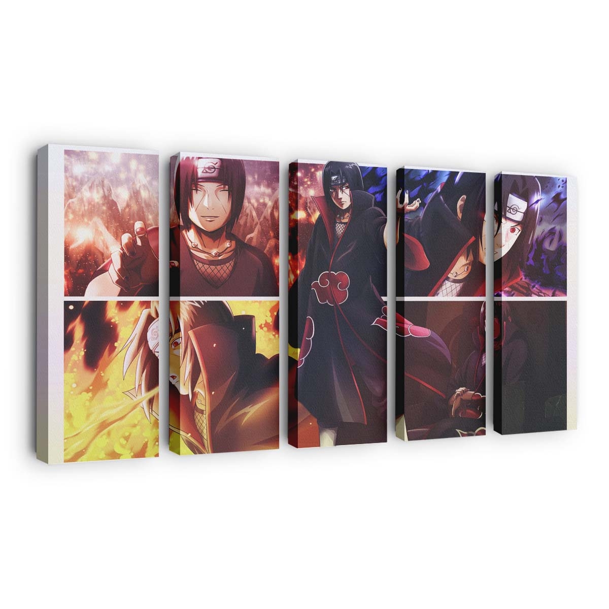 Anime Collage Dinocozero Anime Boys Naruto Anime Uchiha Itachi - Anime Wandbild - Leinwandbild animecollagedinocozeroanime boysnaruto animeuchiha itachi