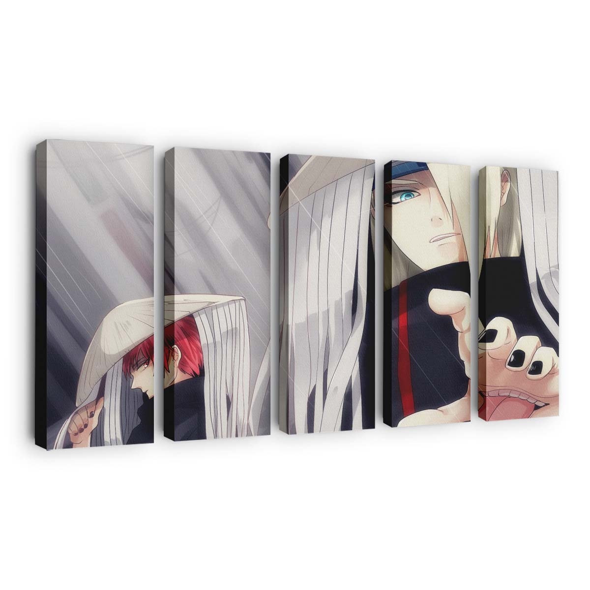 Anime Comics Cosplay Red Fashion Toy - Anime Wandbild - Leinwandbild animecomicscosplayredfashiontoy